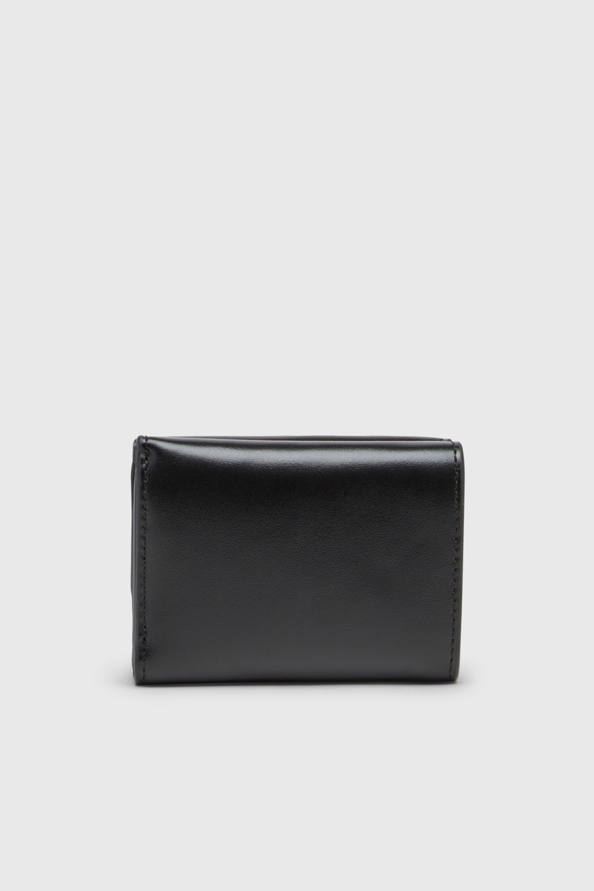 Women's Tri-fold wallet in leather | Black | Diesel {{Country}}