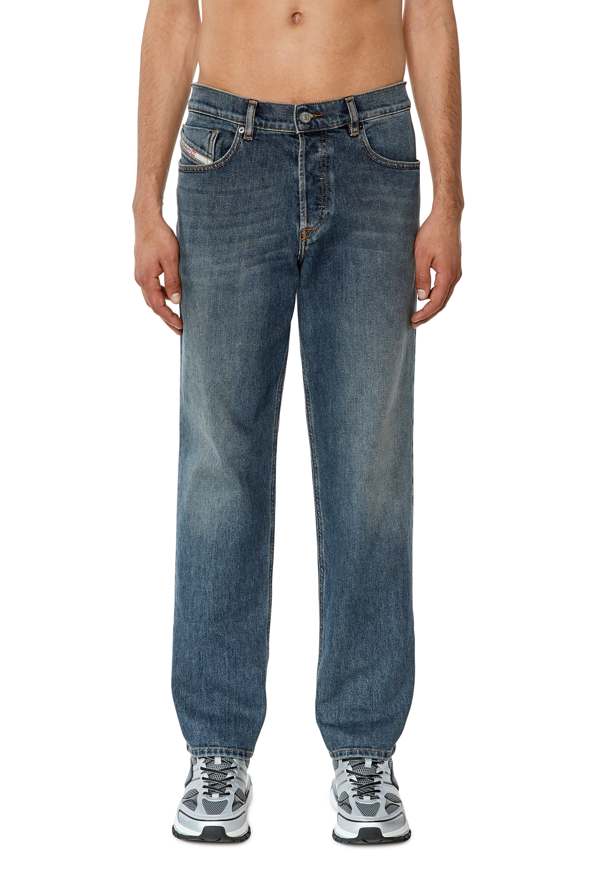Men s Tapered Jeans Medium blue Diesel 2023 D Finitive