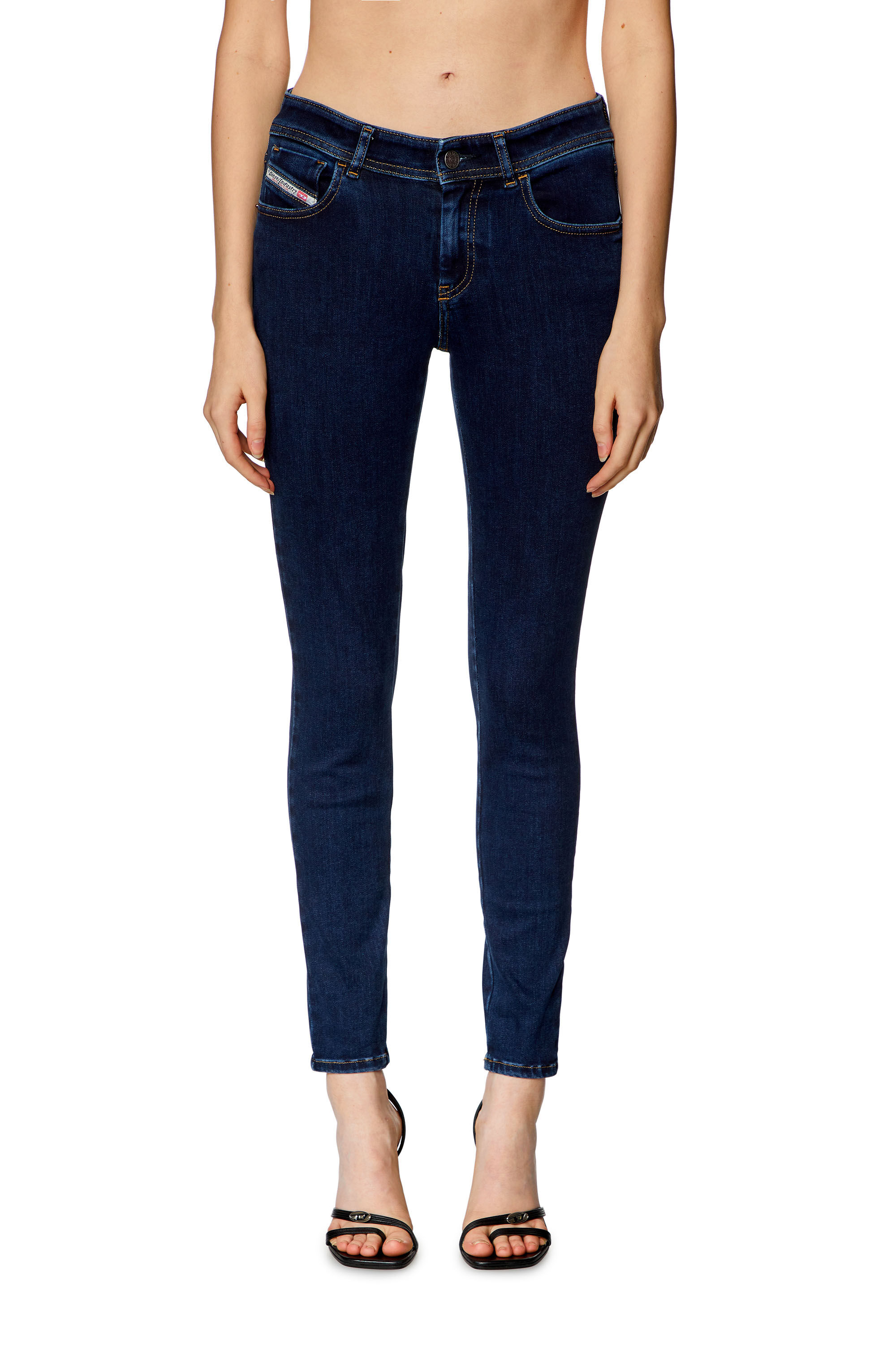Dark blue ankle jeans cheap