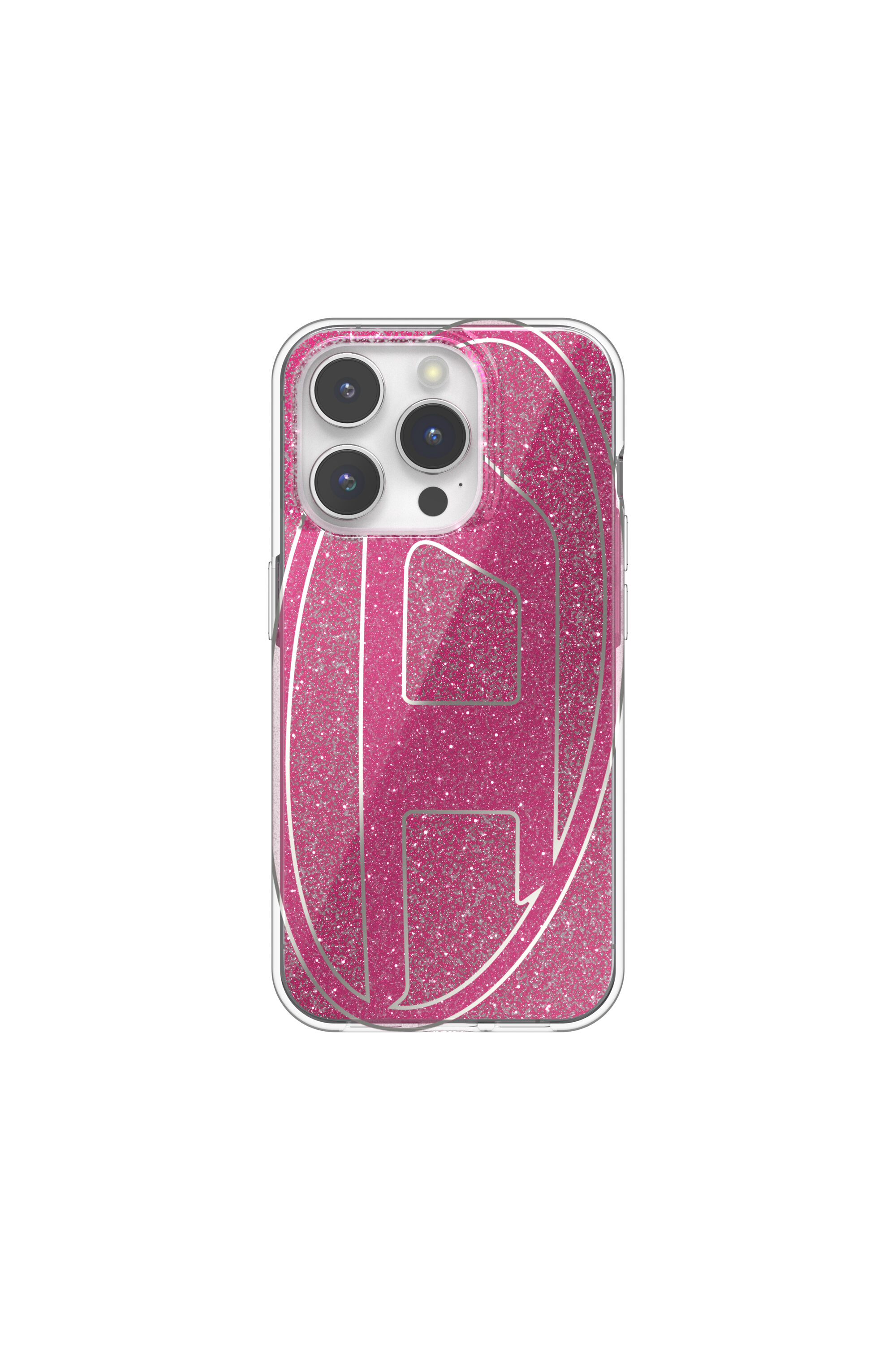 関税送料込み！日本完売！diesel Glitter Case for iPhone 15 Women's Glitter Case for iP 15 | Pink | Diesel