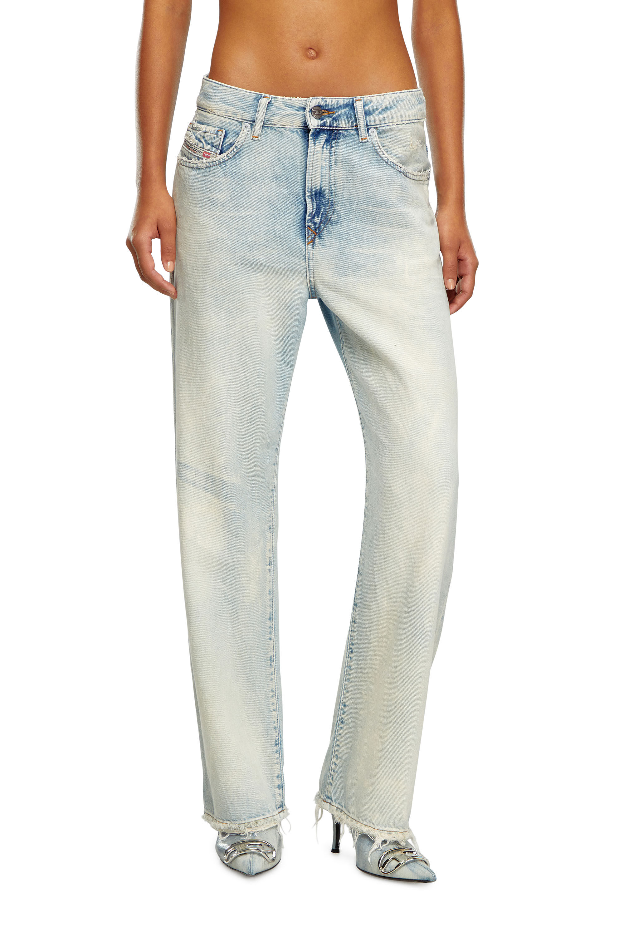 Women's Regular Jeans | Light Blue | Diesel 1999 D-Reggy Women's Regular Jeans | Light Blue | Diesel 1999 D-Reggy