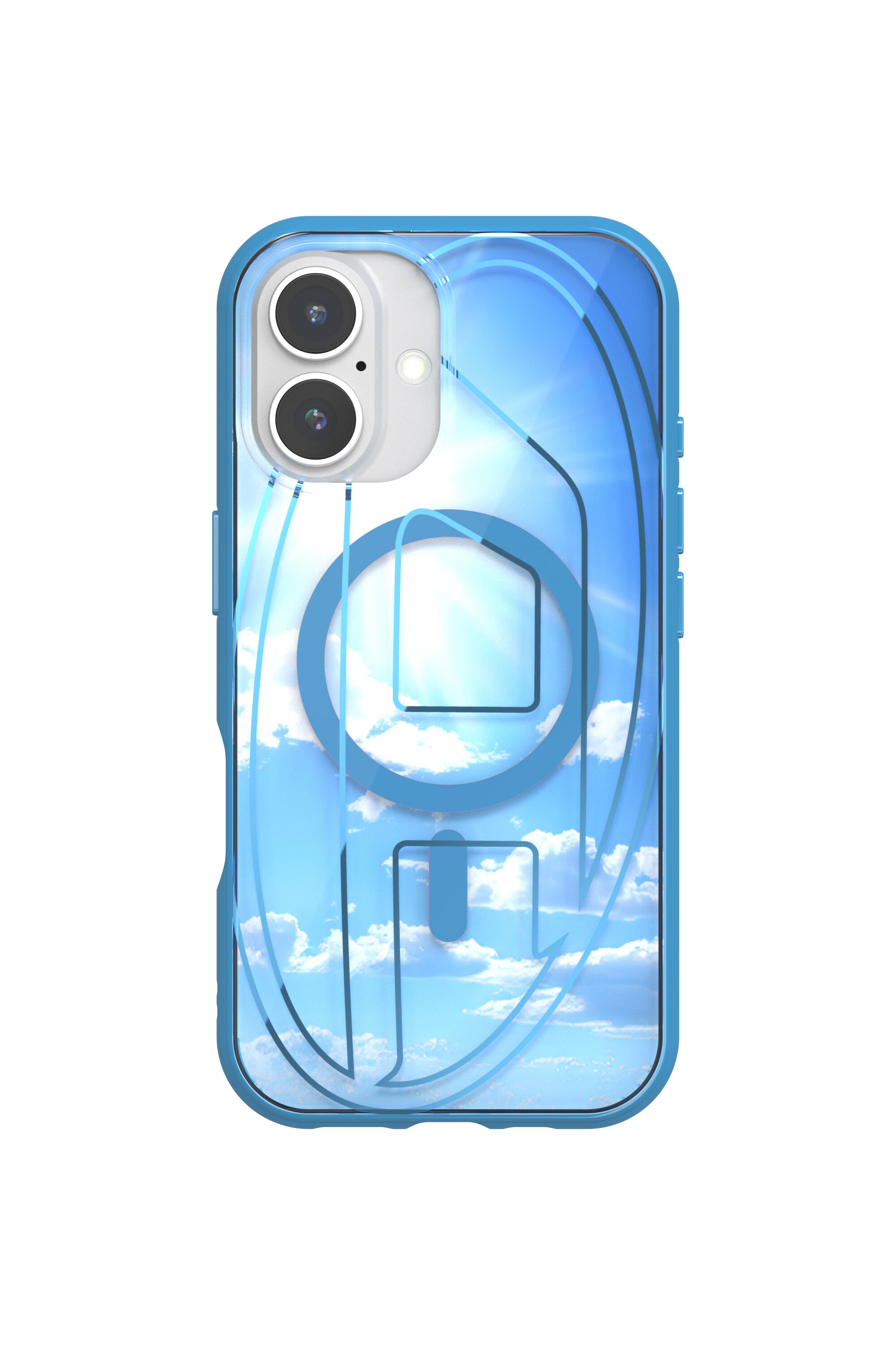 iPhoneアクセサリー DIESEL OVAL D CHAIN CASE iPhone 16 Pro DIESEL[ディーゼル] iPhone 16 Pro Case Oval D GLOSSY CHAIN Silver