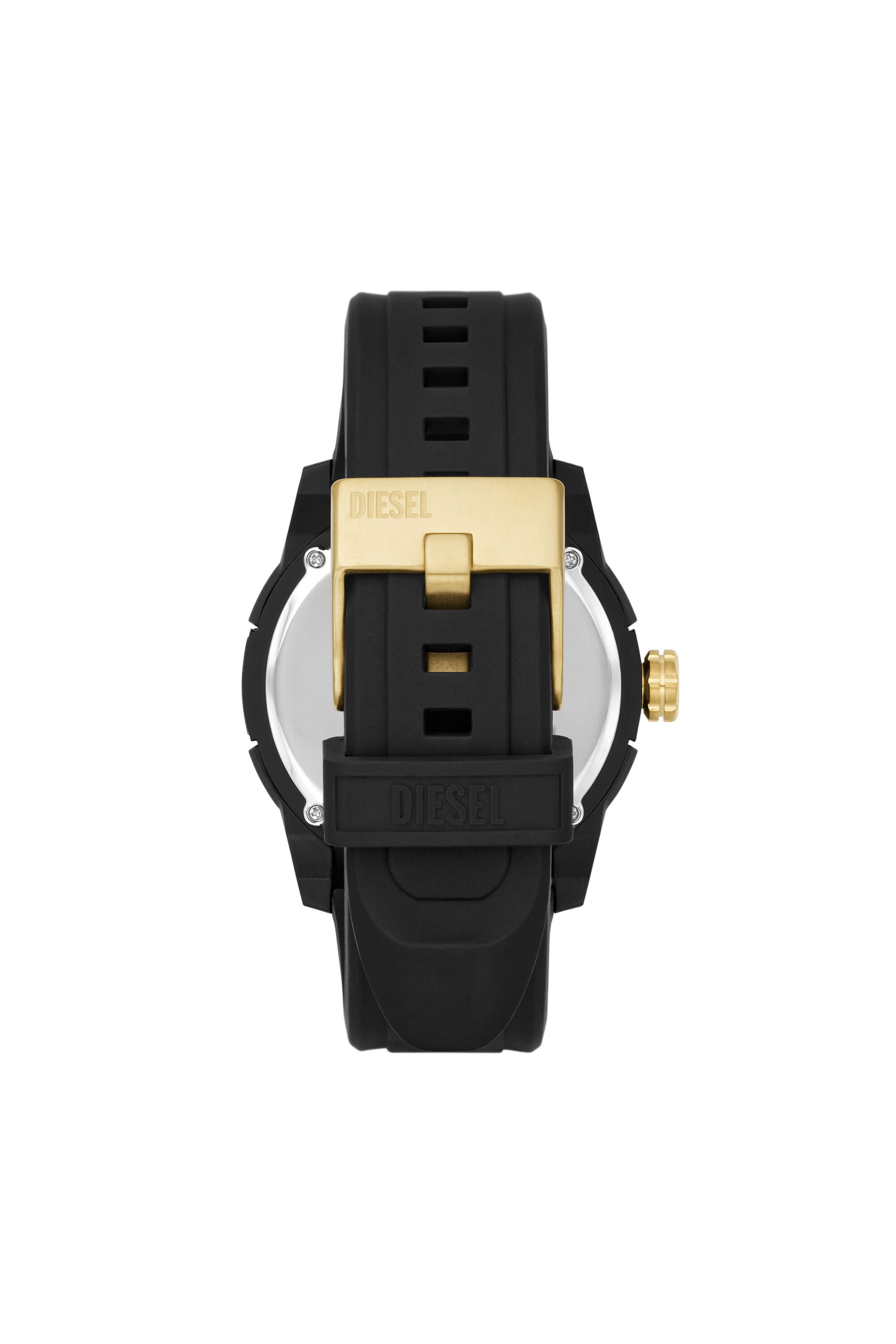 Diesel black top silicone watch