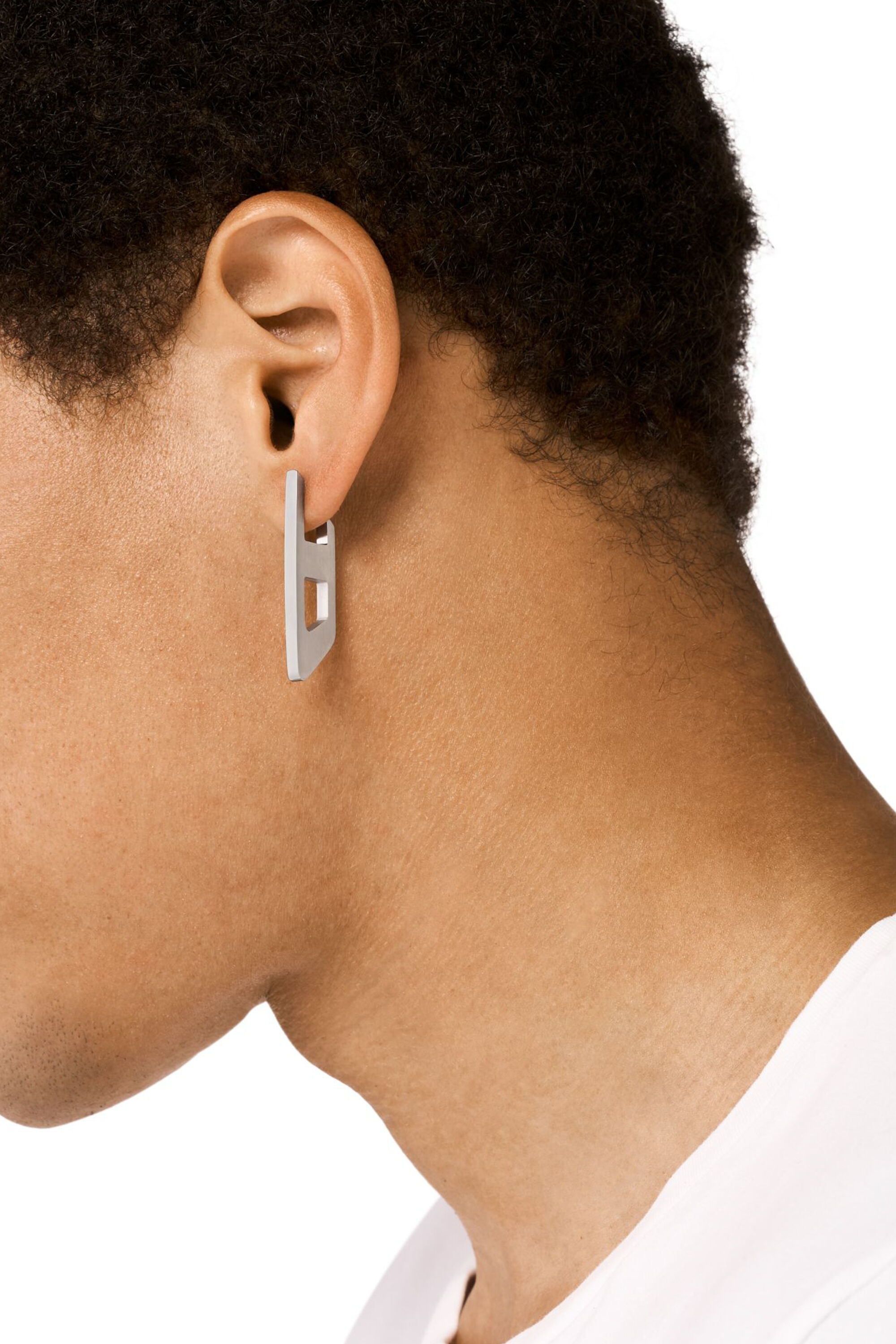 Stainless Steel drop earrings. Silver Stainless Steel drop earrings. Silver