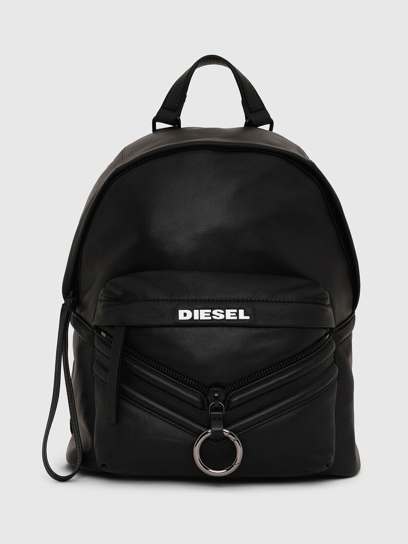 le zipper backpack women leather
