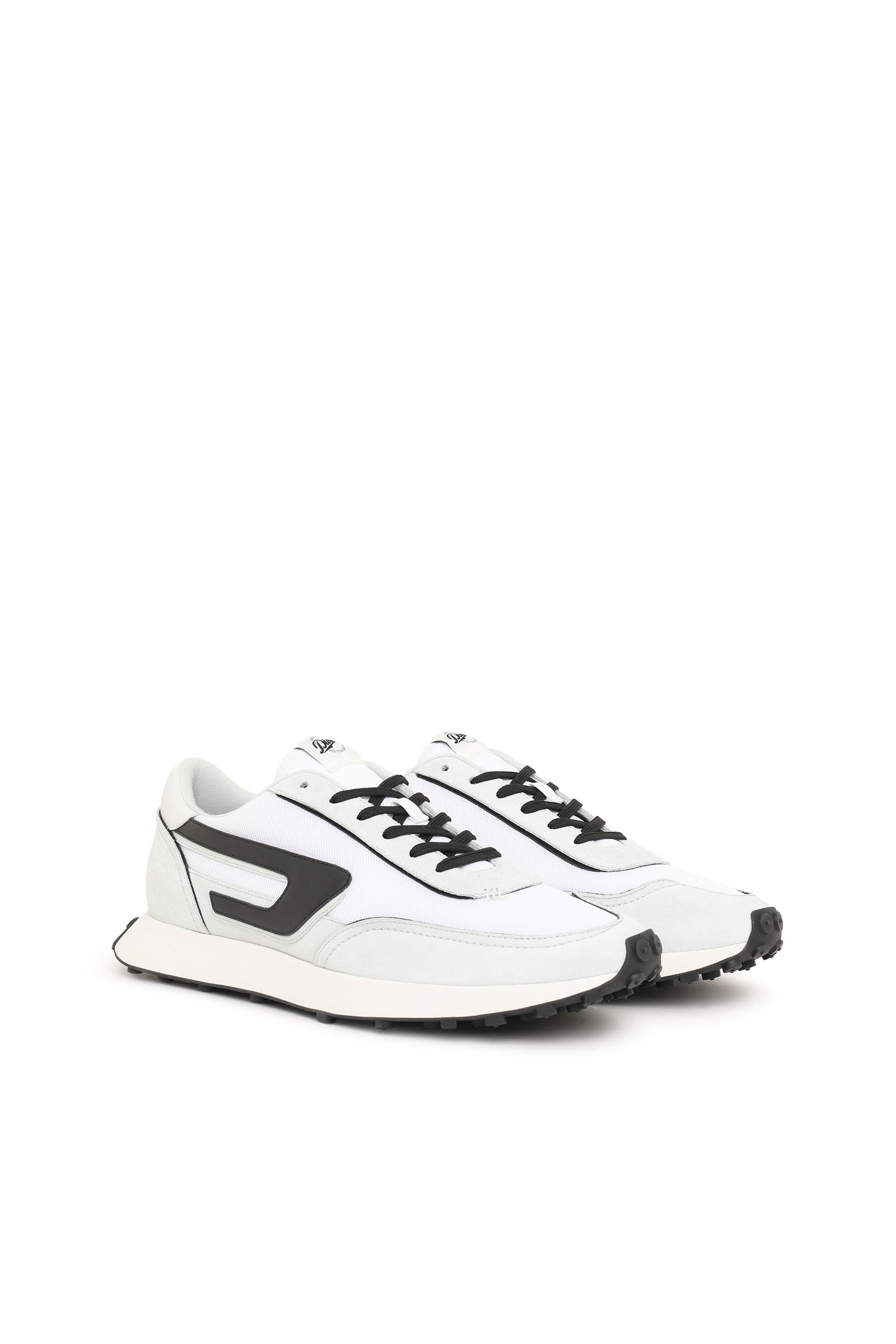 S RACER LC W Woman Sneakers in mesh suede and leather Diesel
