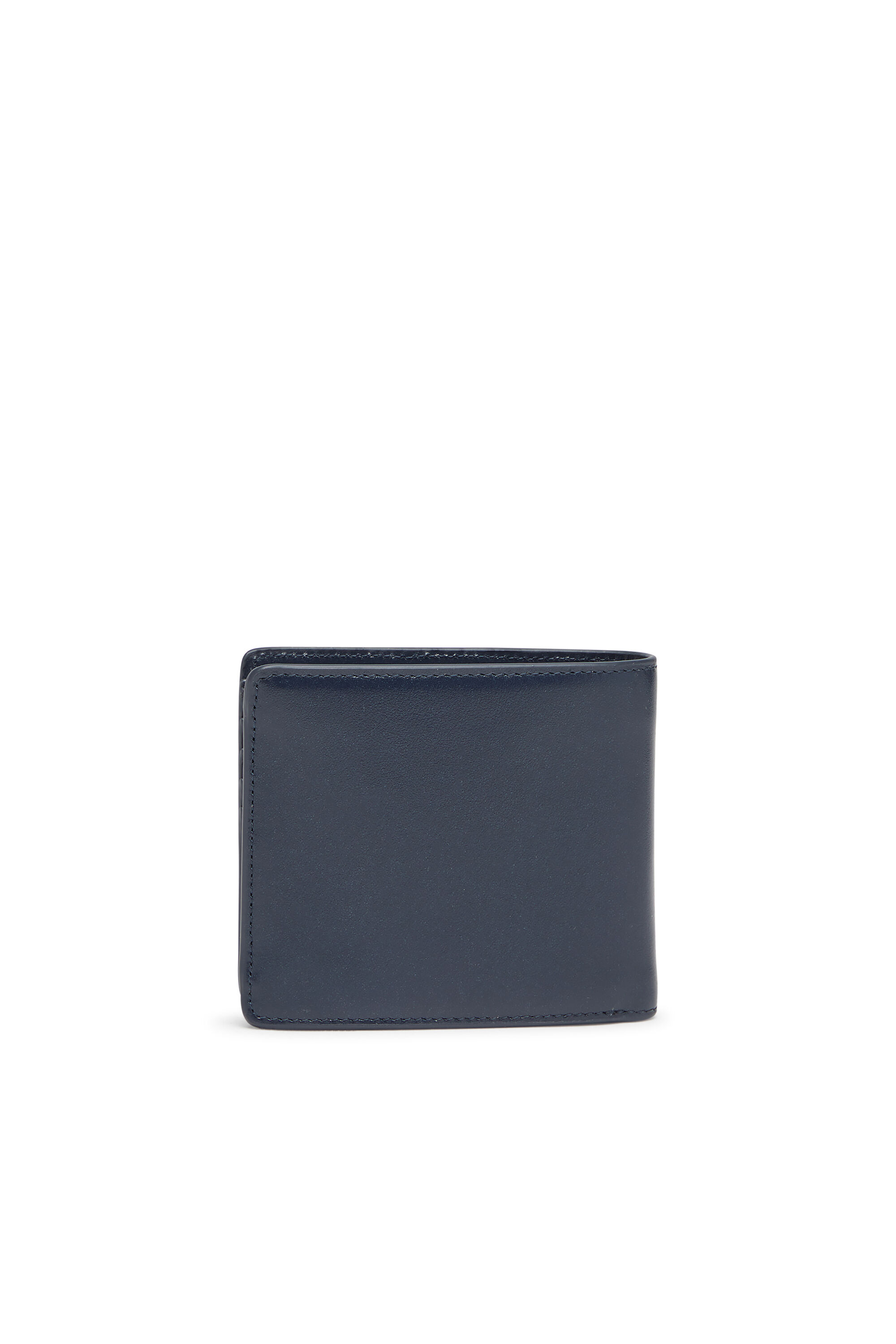 Women's Bi-fold wallet in leather | Blue | Diesel