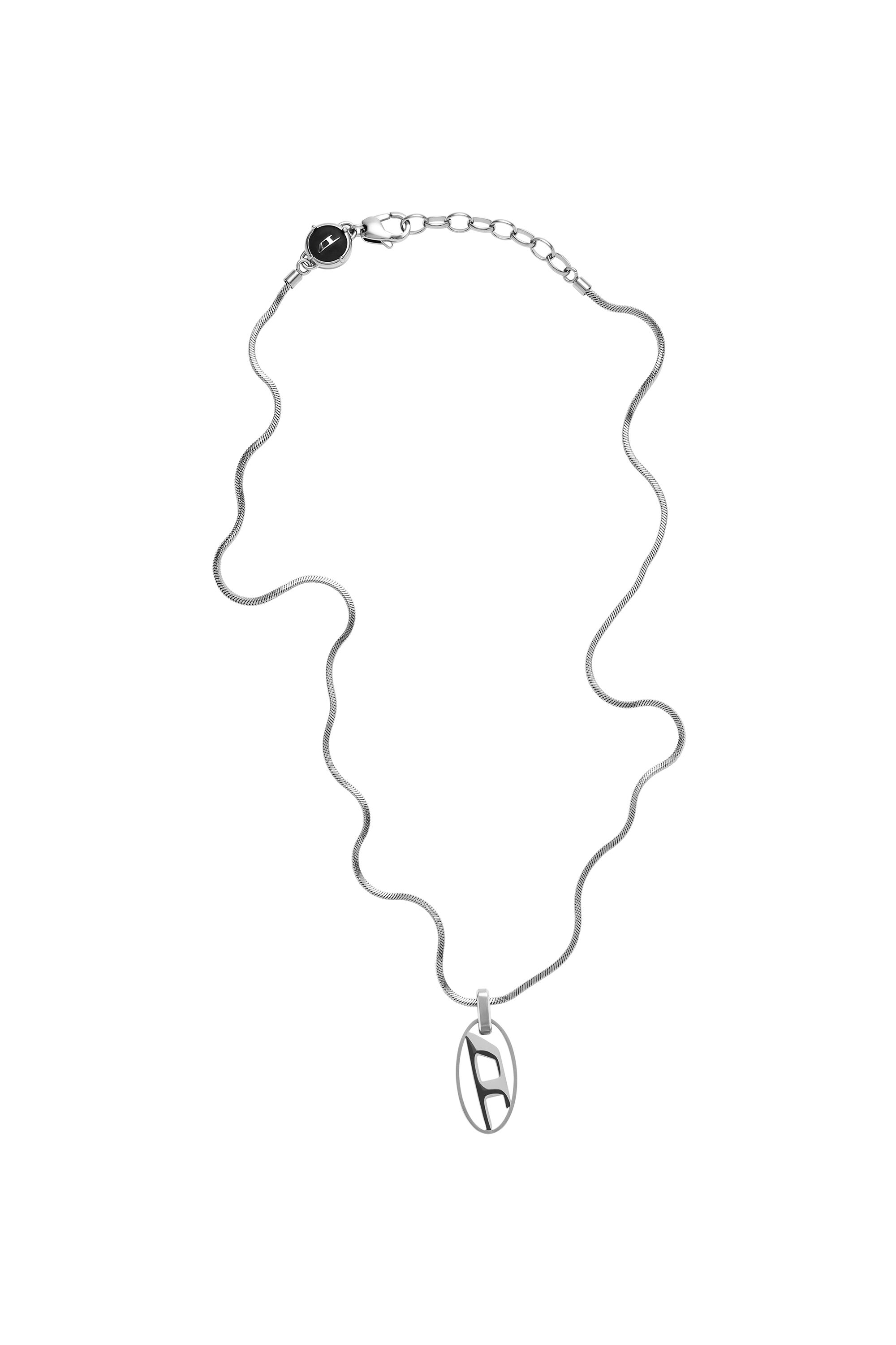 DX1342: Stainless steel pendant necklace | Diesel