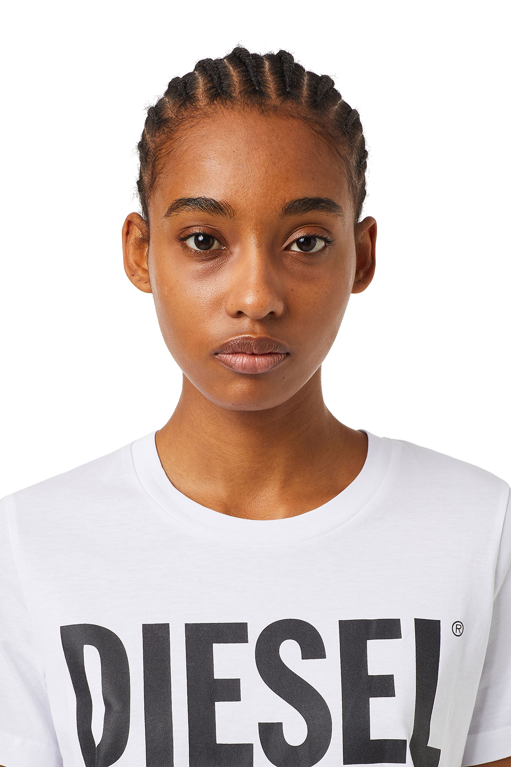 T-SILY-WX Woman: T-shirt with PVC lettering and slogan | Diesel