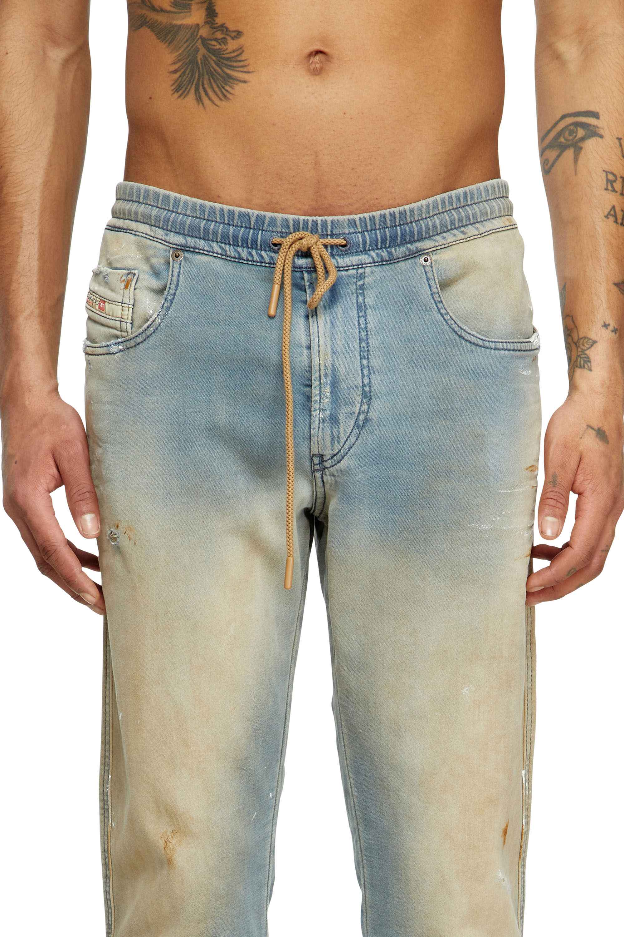 Men's Slim Jeans | Light Blue | Diesel 2060 D-Strukt Joggjeans®
