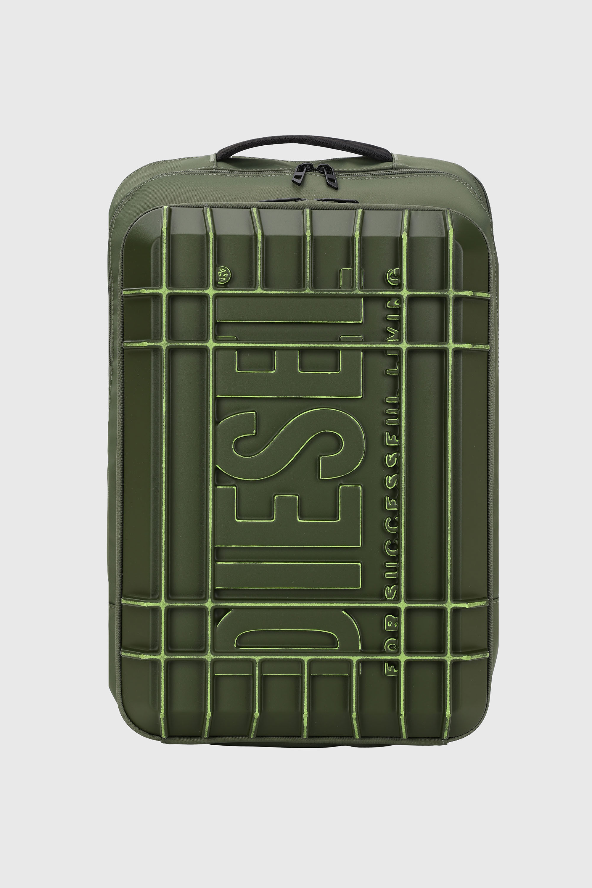 Diesel - DIESEL PC STRONG IMAGE BACKPACK- DSB005, Unisex's Rugged travel backpack in Military Green - 1