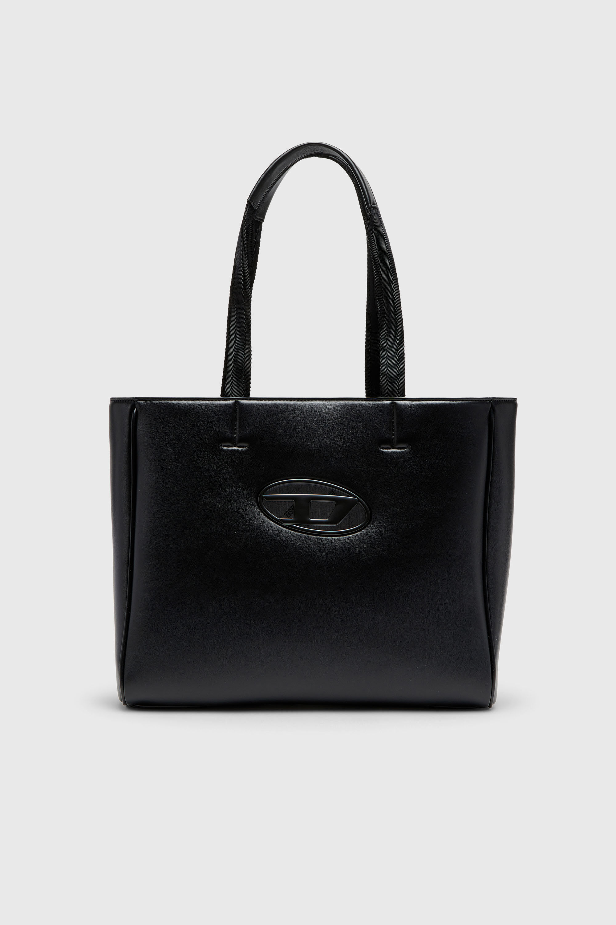 Women's Holi-D-Square shopper in bonded neoprene | Black | Diesel