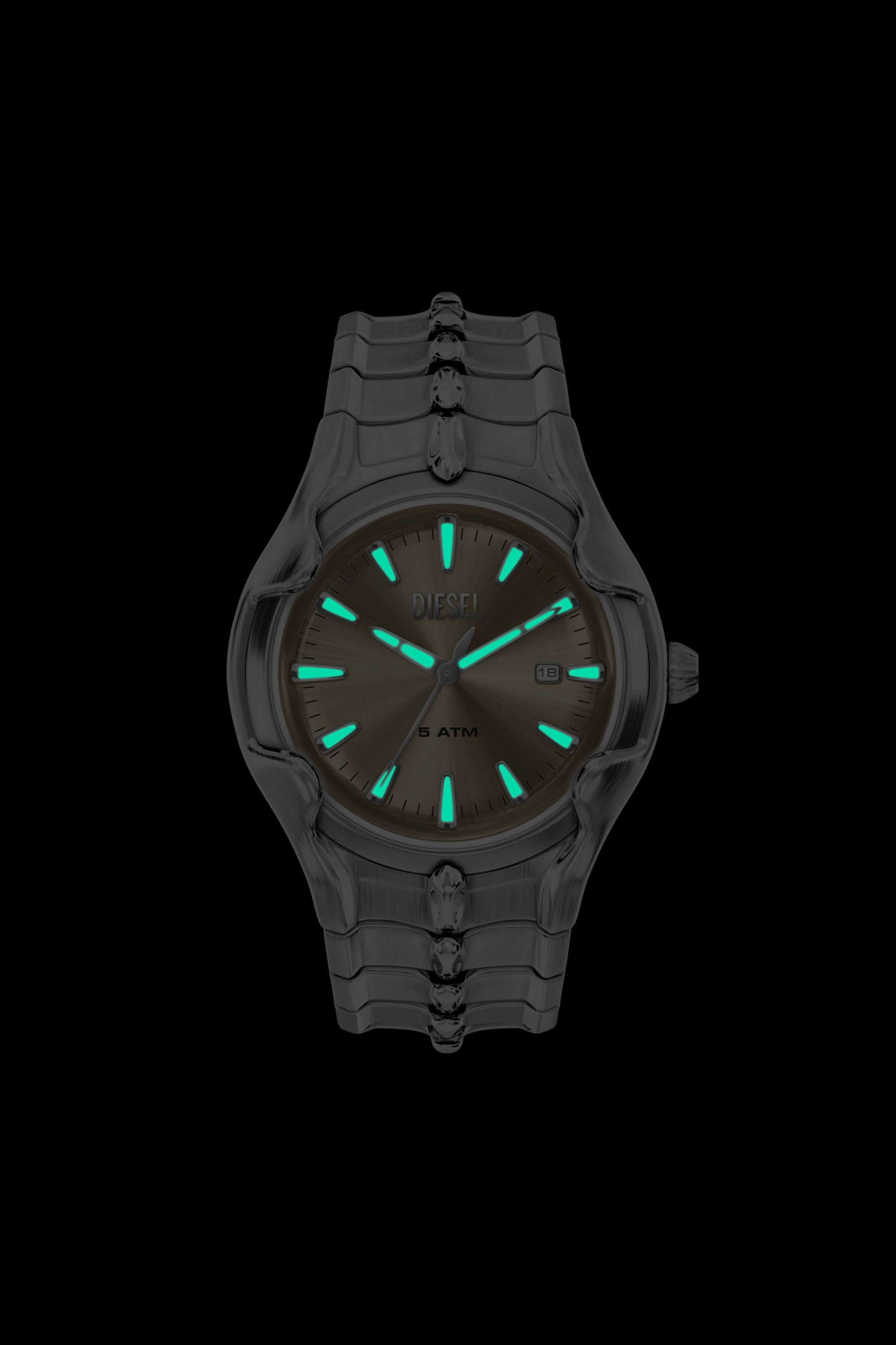 Men's Vert Stainless Steel Watch | Silver | Diesel