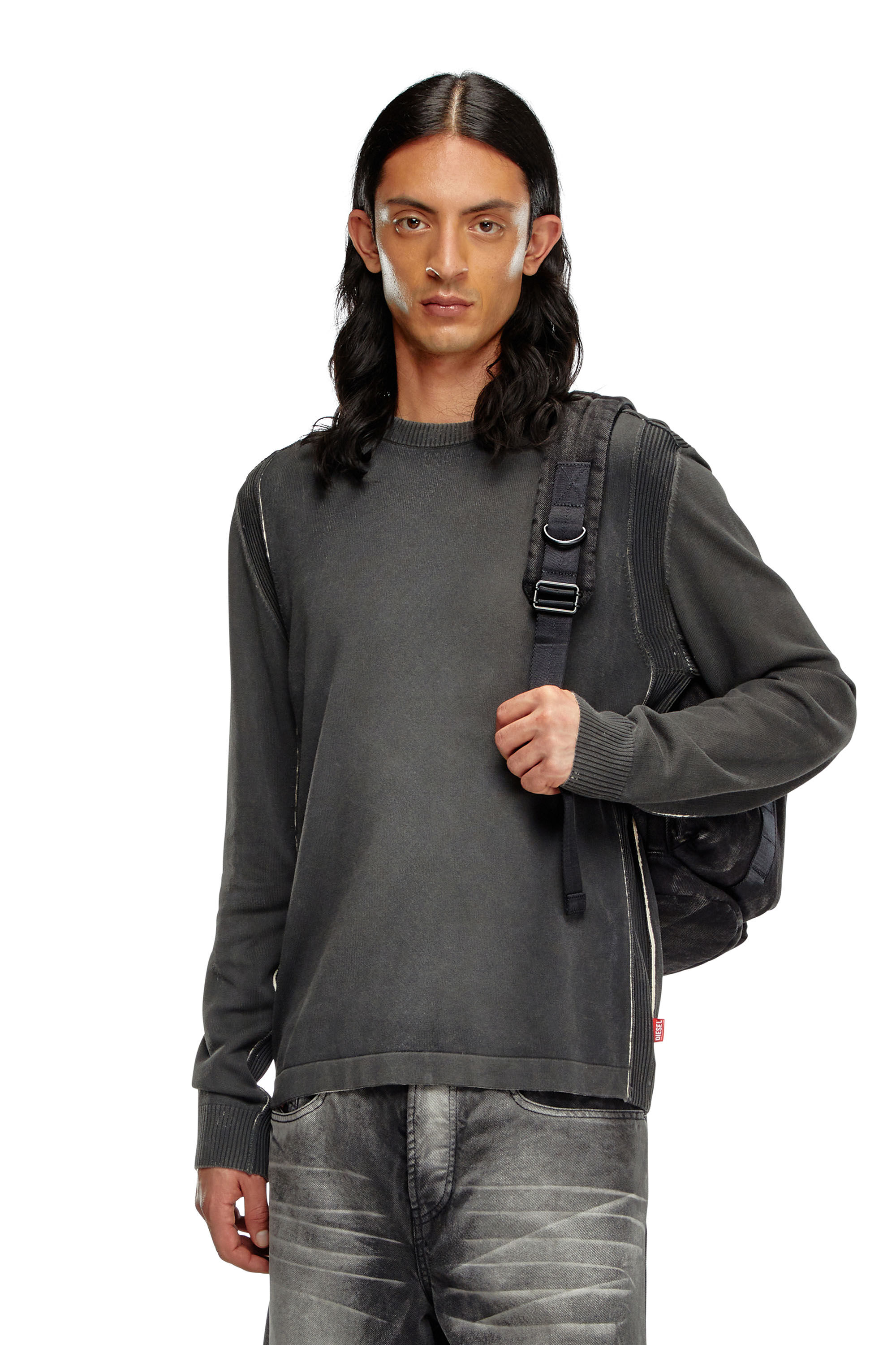 Diesel black jumper clearance