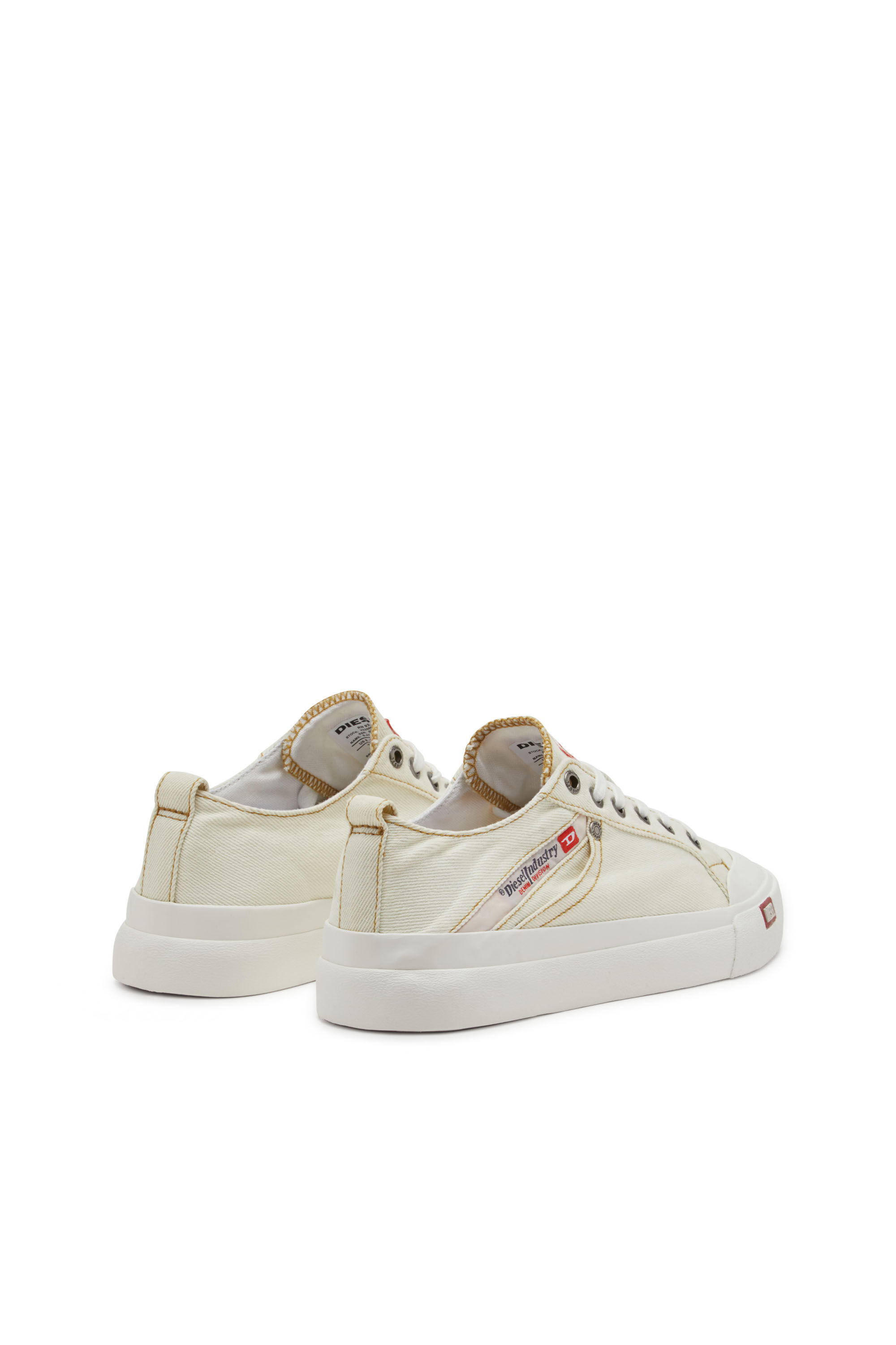 Women's S-Athos-Denim sneakers with pocket detail | White
