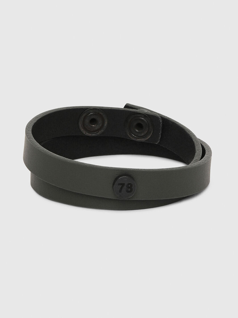 A Iri Men Double Wrap Bracelet With 78 Stud Diesel