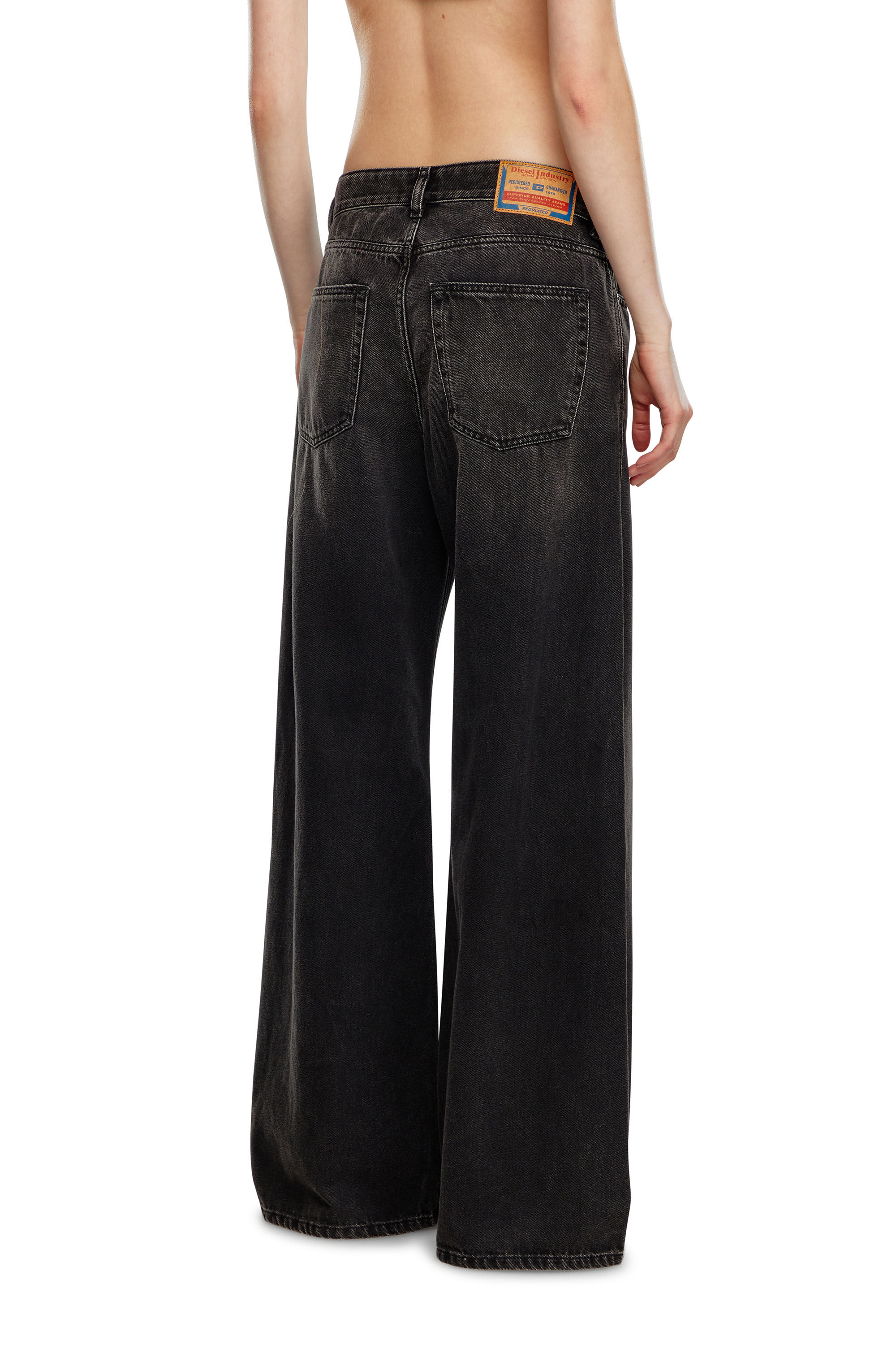 【送料込】 Jeans Relaxed Women's | D-Sire 1996 Diesel | grey Black/Dark パンツ