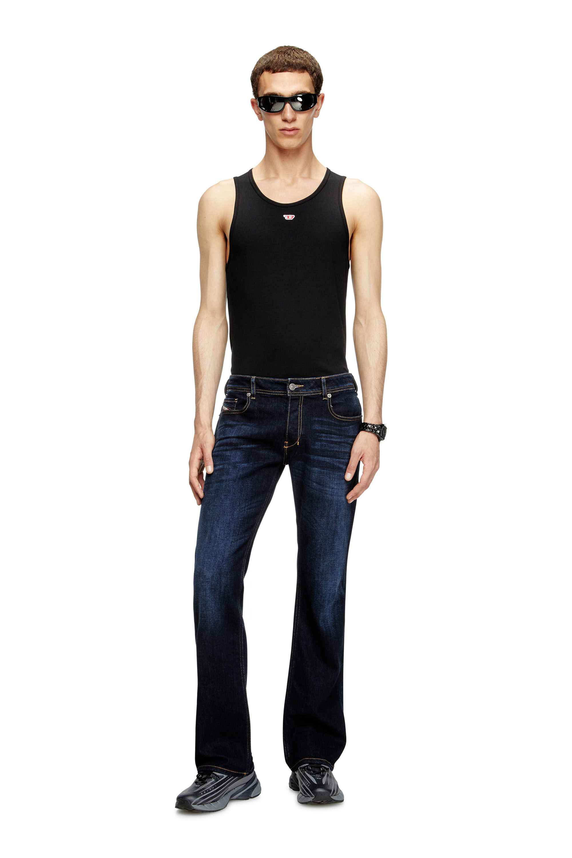 【SCENERITY】Dark blue bootcut denim pants Men's Bootcut Jeans | Dark Blue | Diesel 2007 Zatiny