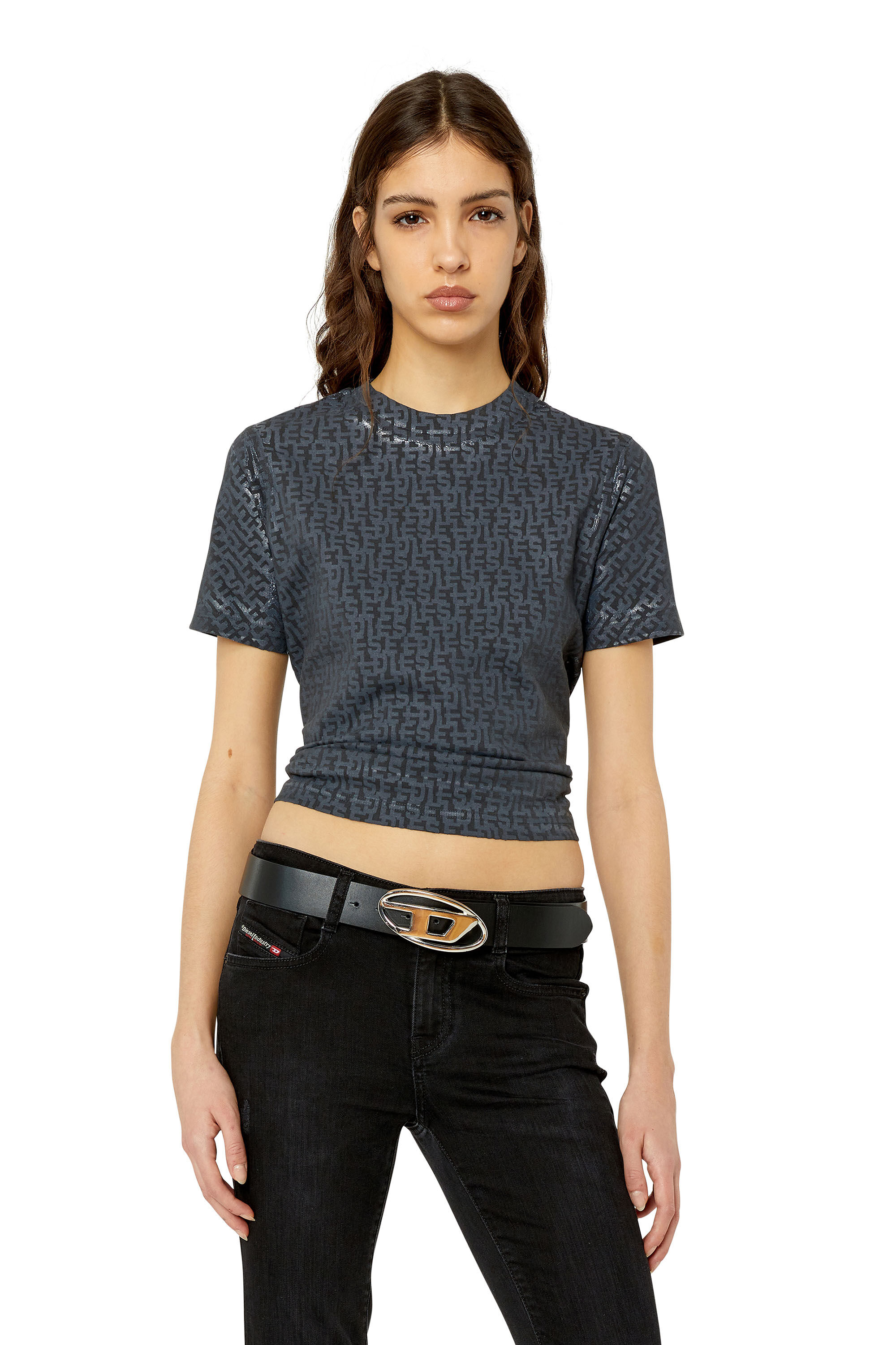 Diesel - T-REG-MONO, Dark grey - Image 3