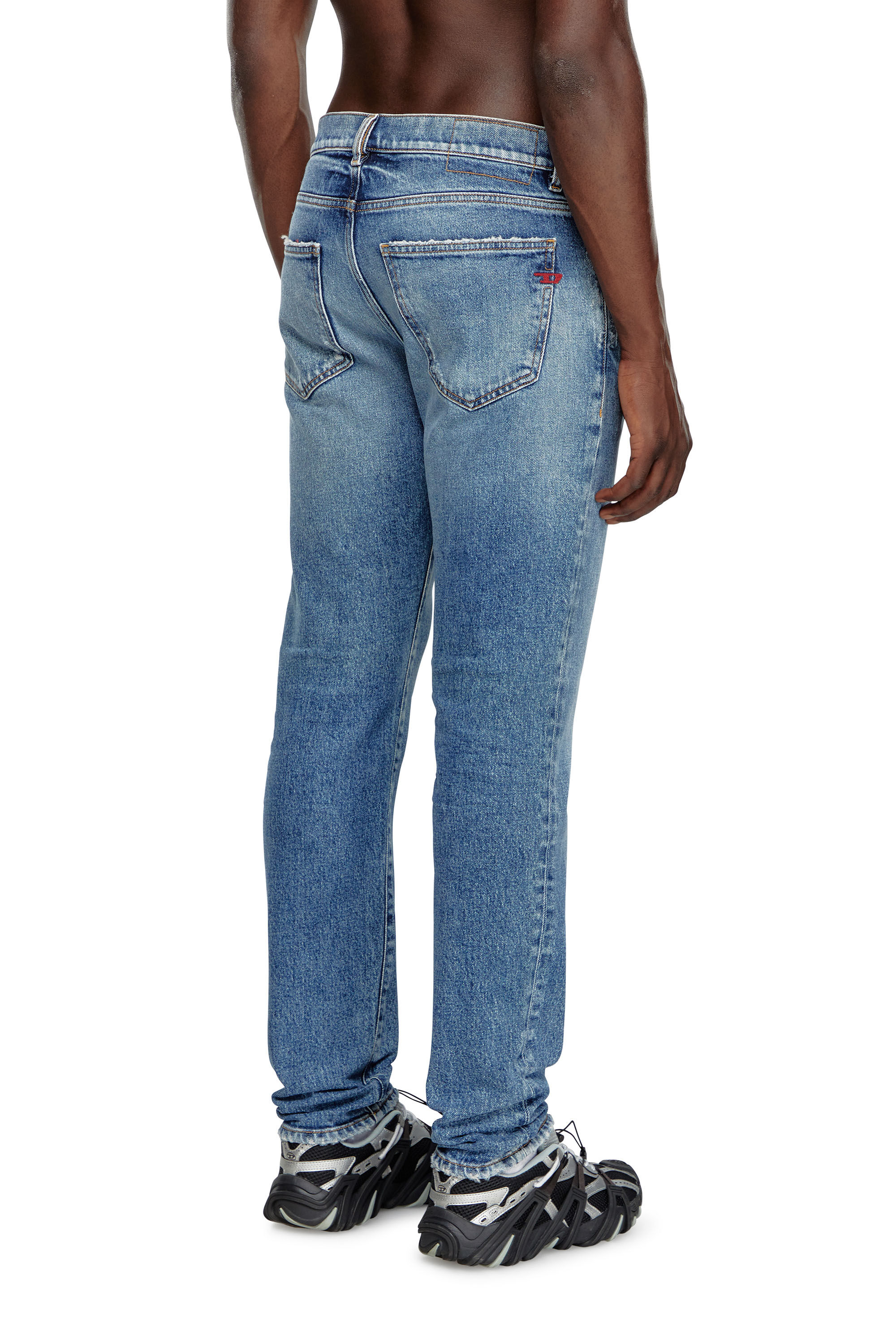 2019 D-STRUKT Man: Slim blue Jeans mid rise | Dark Blue | Diesel