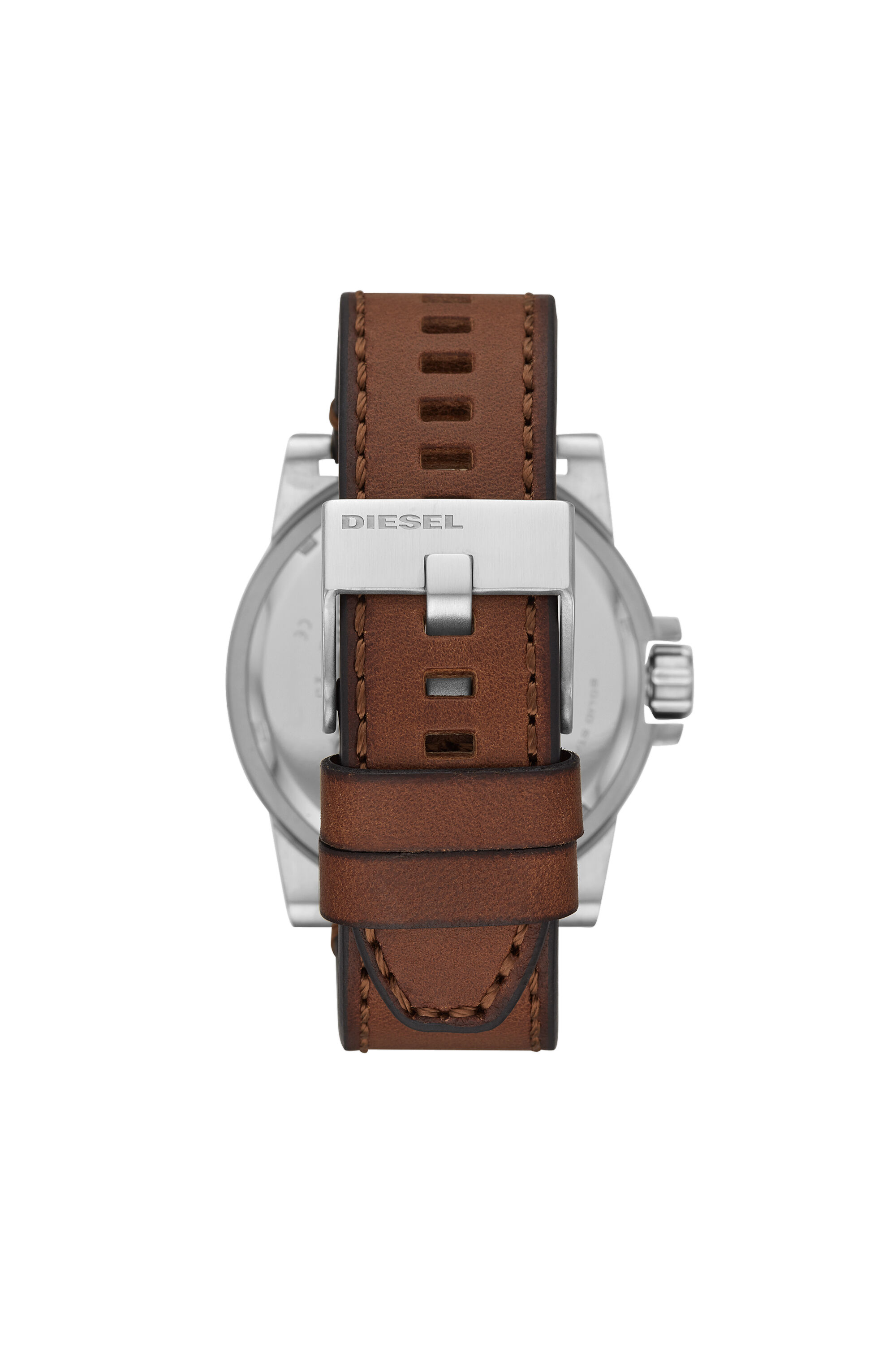 DZ1910 Man D 48 Three Hand Brown Leather Watch Diesel