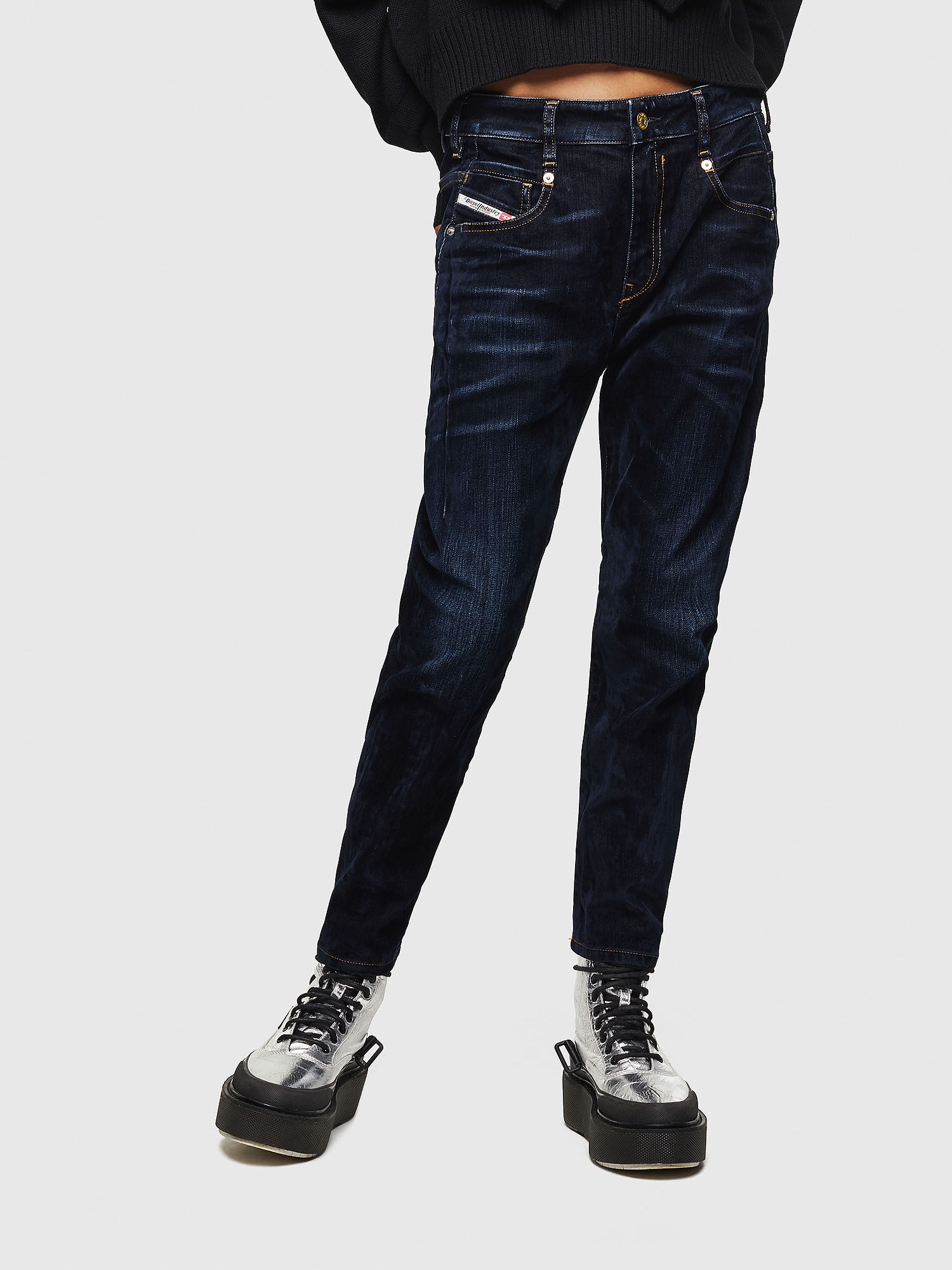 Boyfriend Dark blue Jeans | Diesel