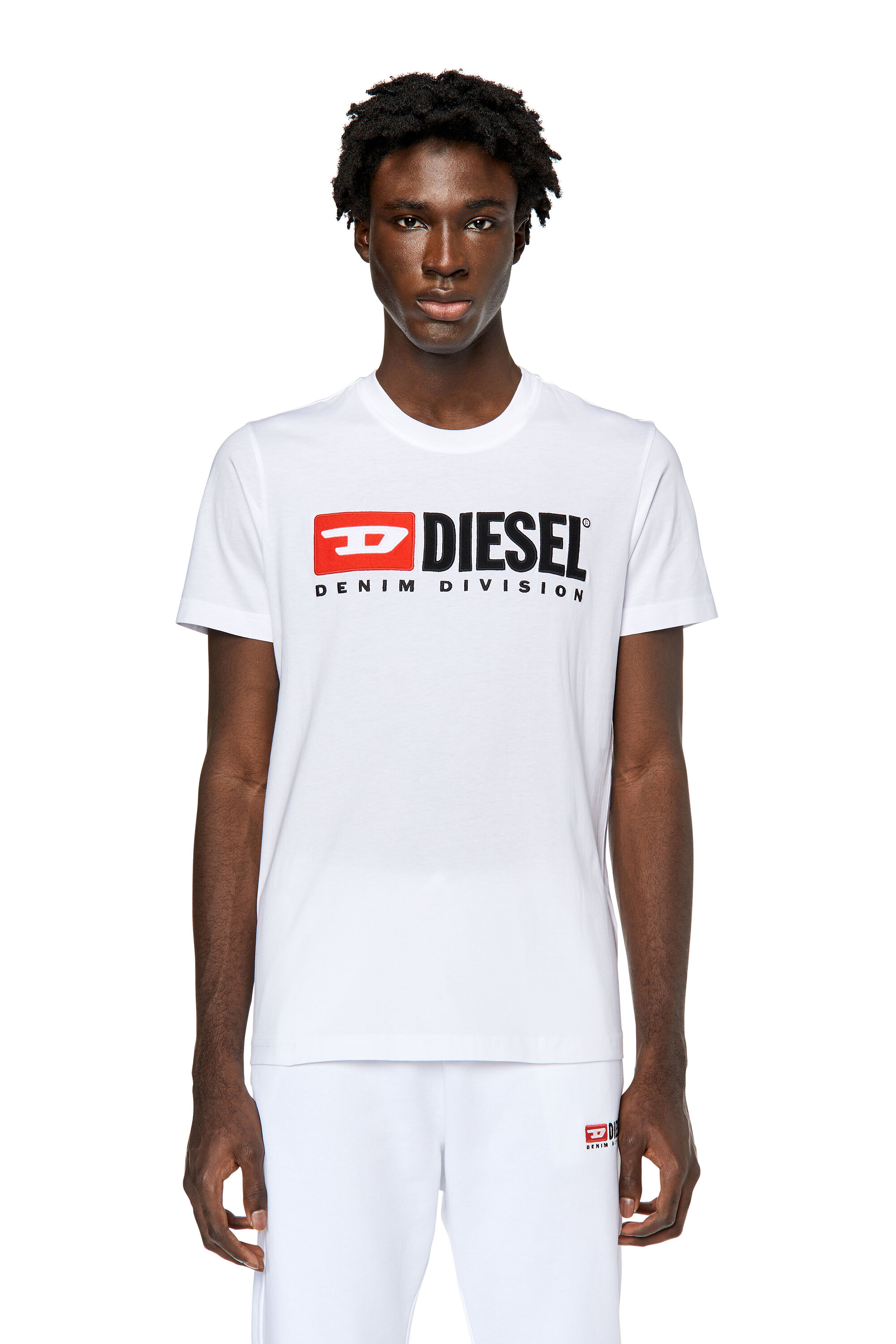 Somatische cel ze hardop T-DIEGOR-DIV Man: T-shirt with embroidered logo | Diesel