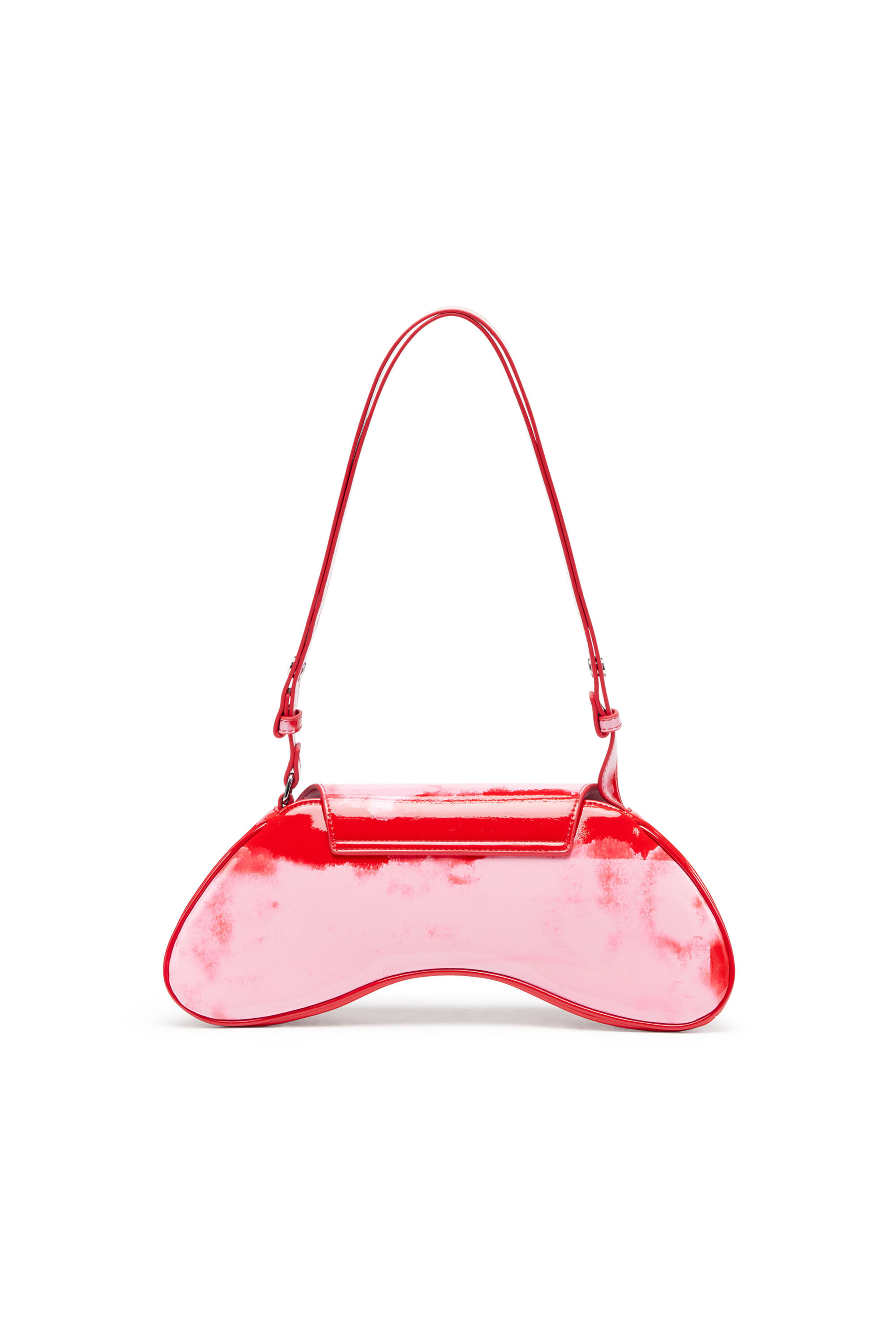 Women's Play-Crossbody bag with bleeding logo print | Multicolor 