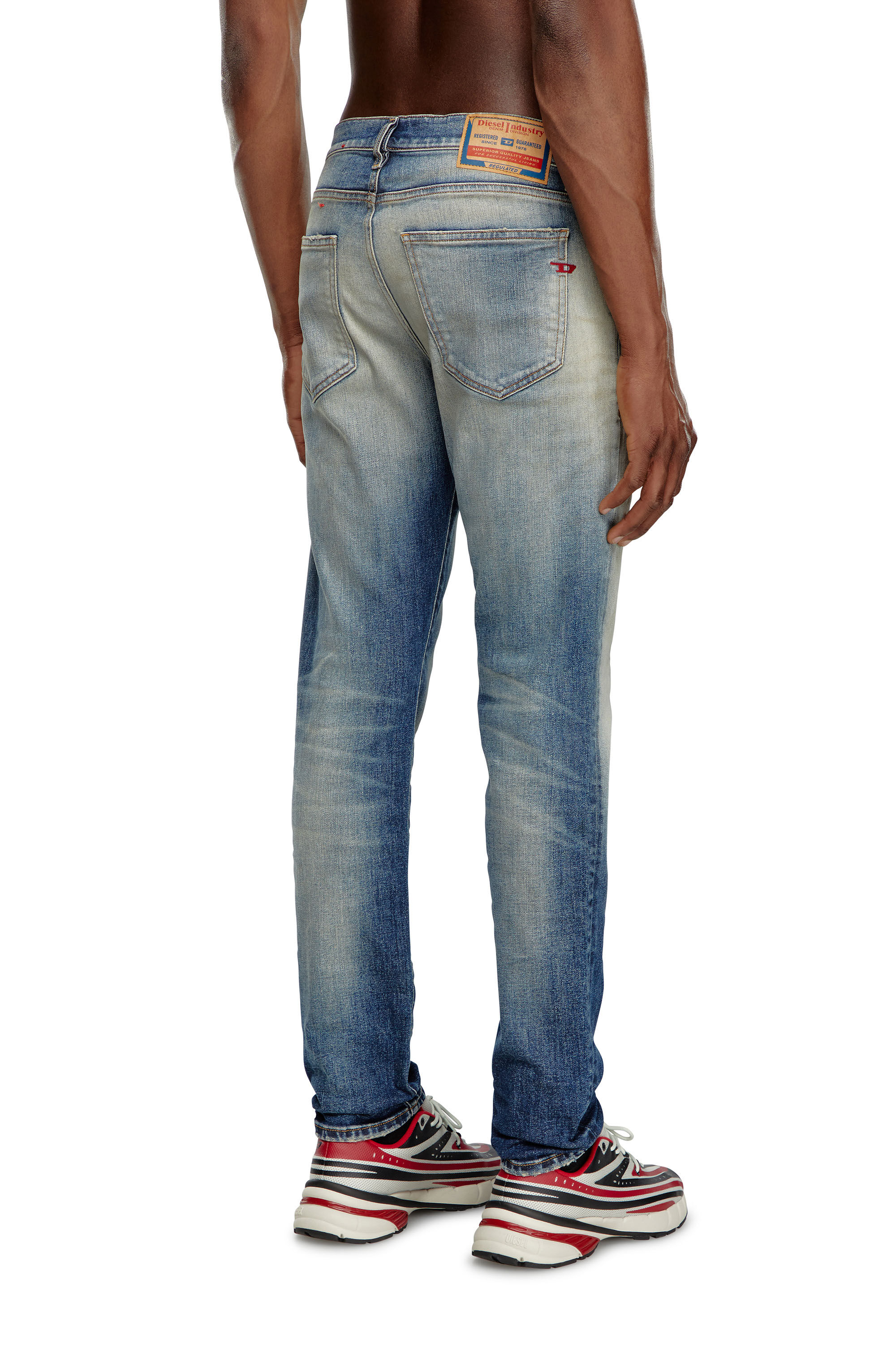 Men s Slim Jeans Dark Blue Diesel 2019 D Strukt