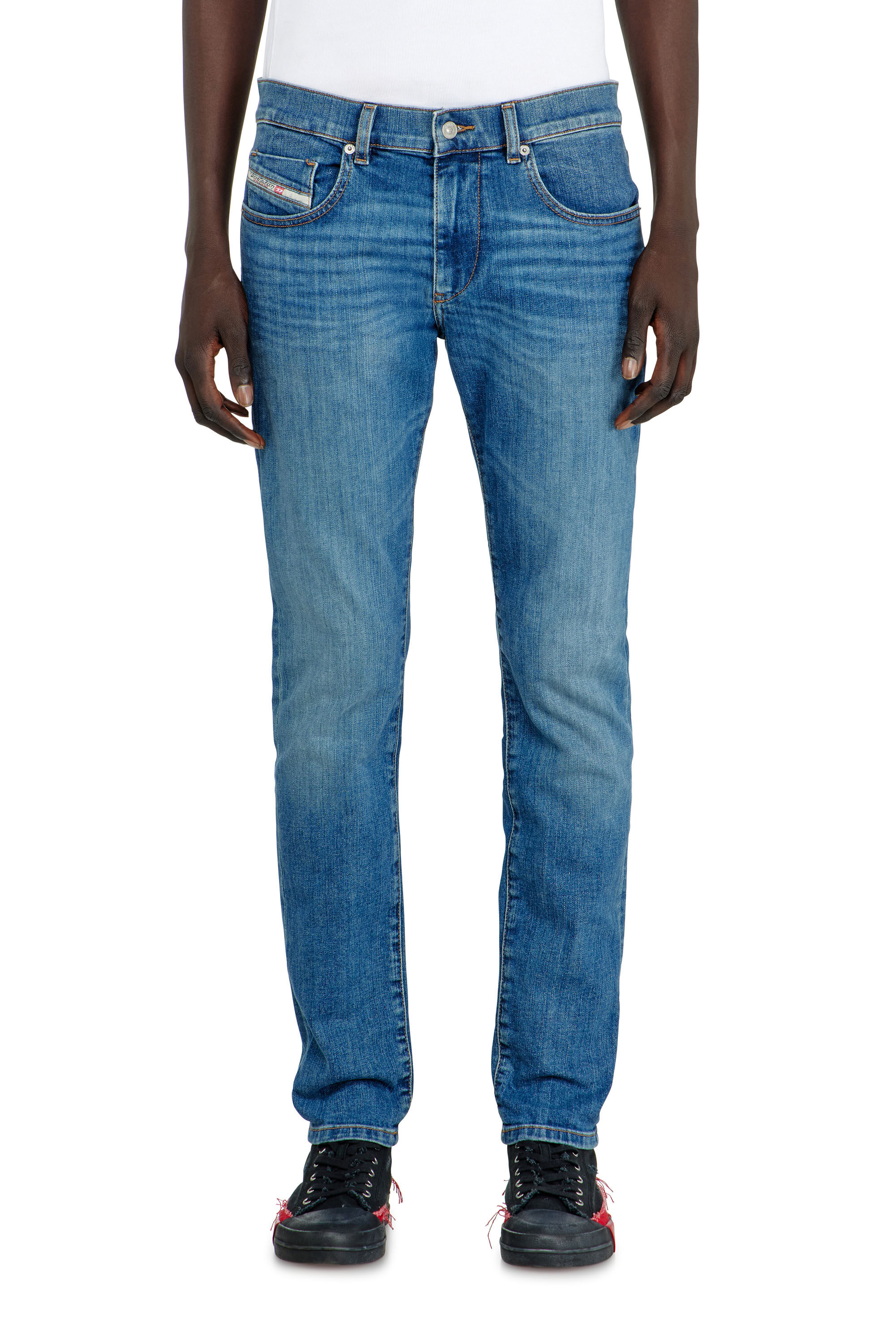 Men's Slim Jeans | Regular Waist 2019 D-StruktLight Blue | Diesel TR