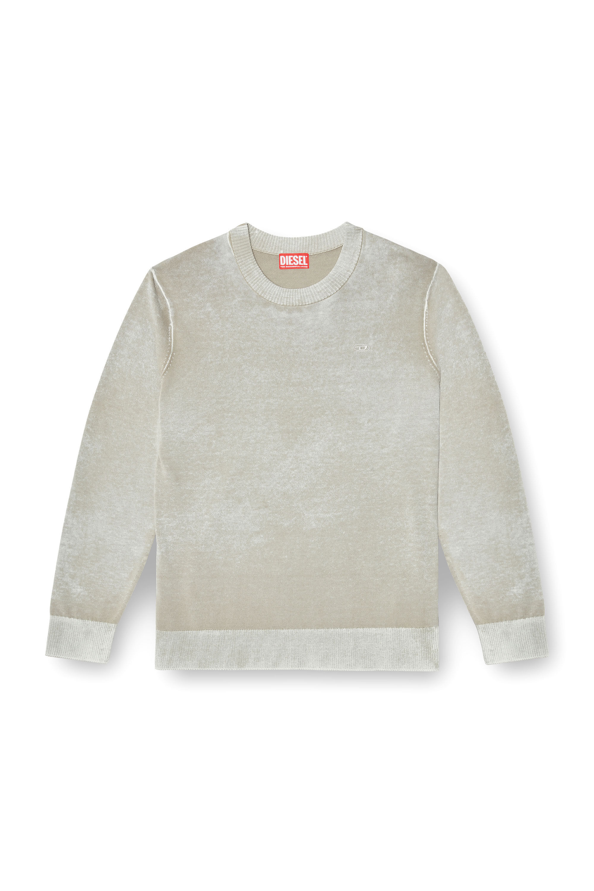 Diesel - K-LAURENT, Man's Jumper with faded reverse print in null - 2