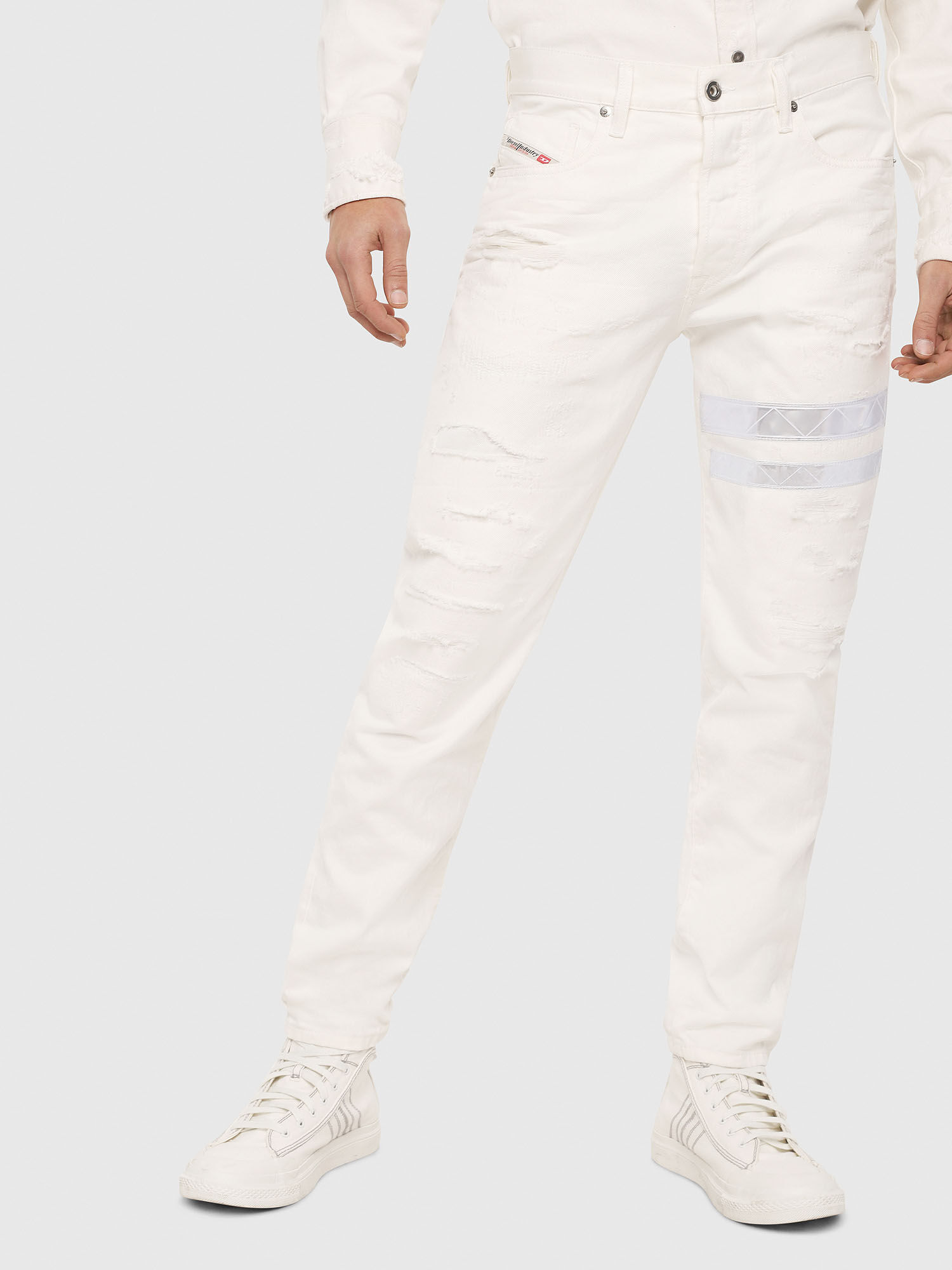 MHARKY 069EC Men: Slim White Jeans | Diesel