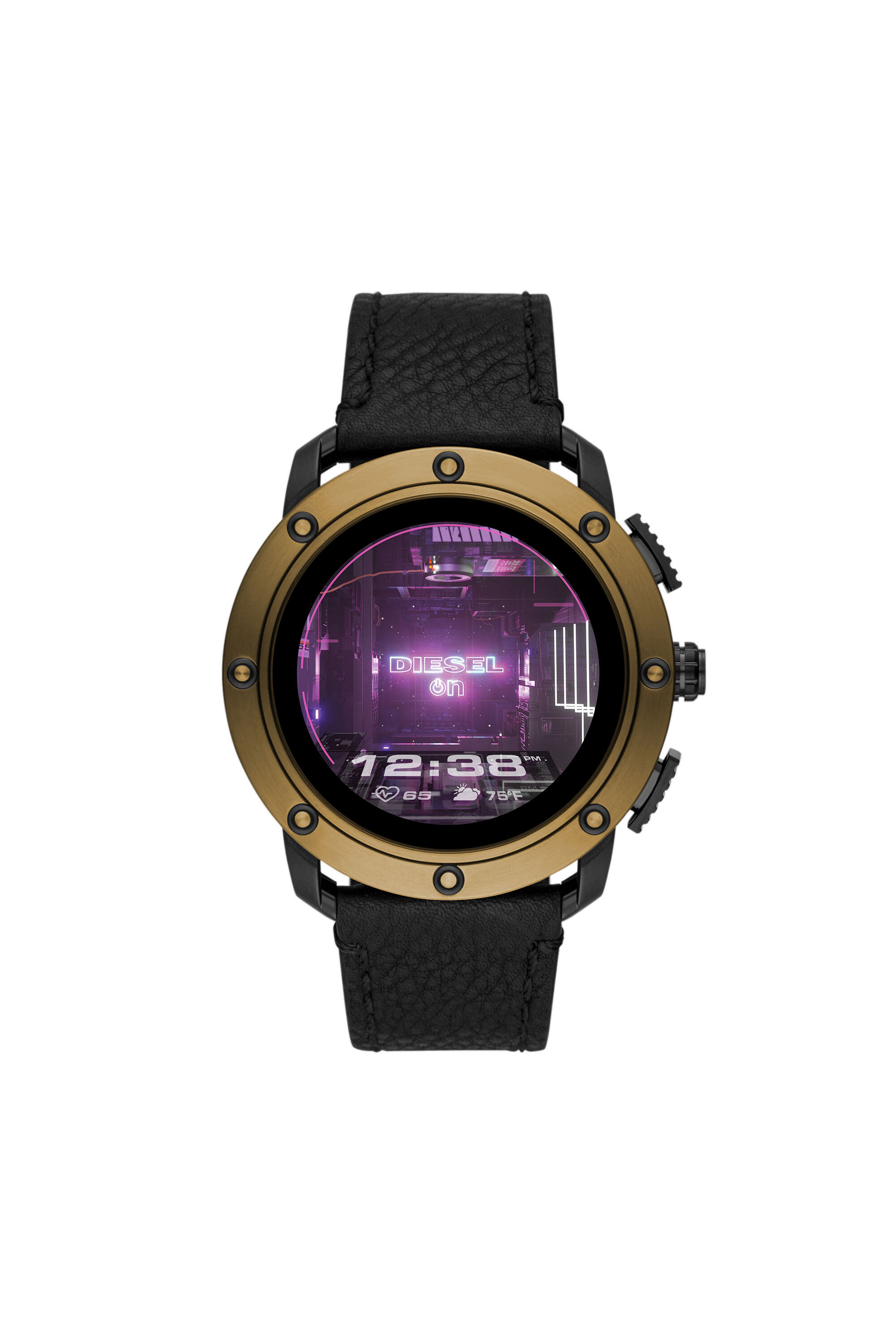 diesel on smartwatch with heart rate monitor