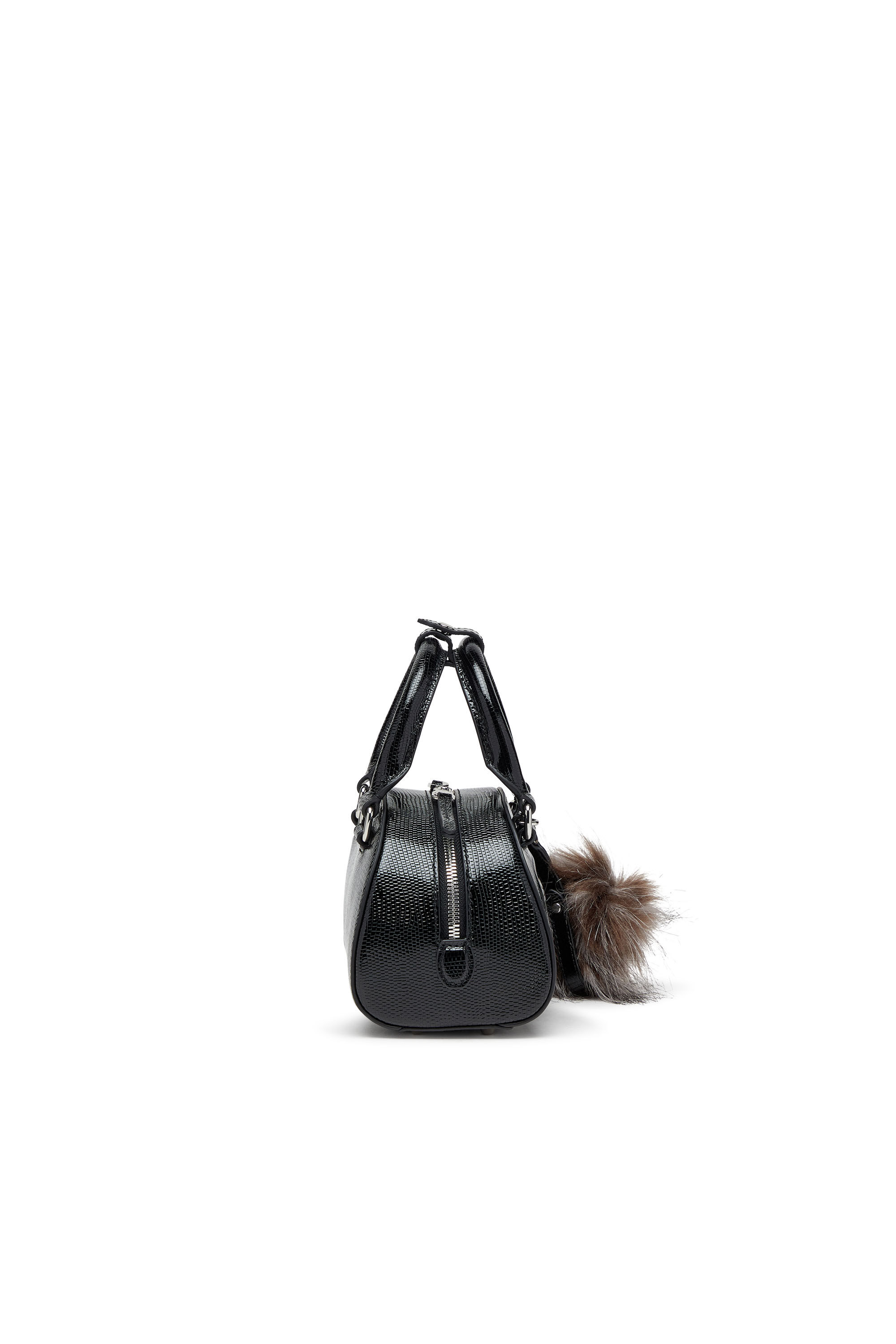 Women's 1DR Dome-Mini bowling bag in embossed leather