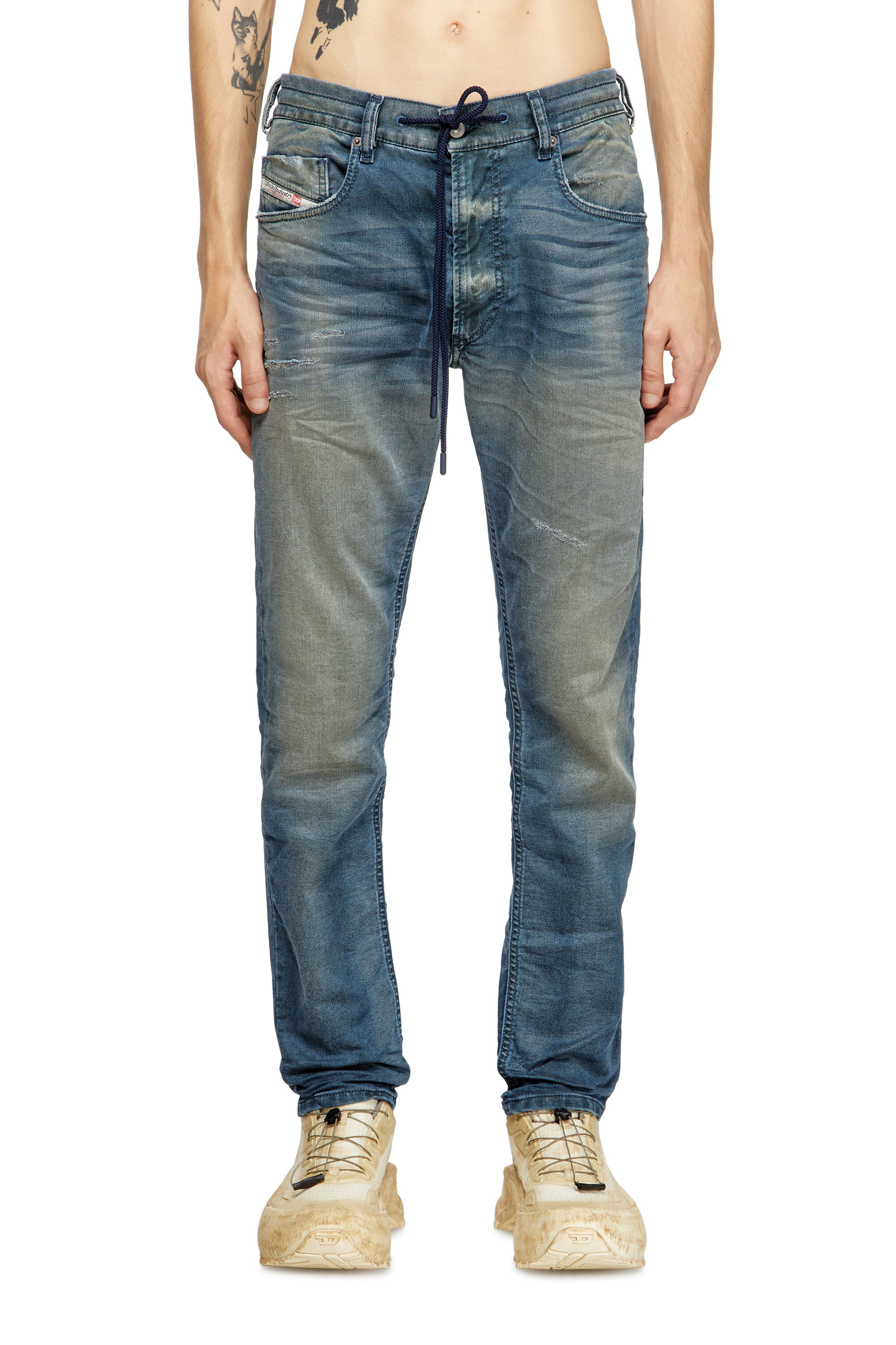 Men's Regular Jeans | Dark Blue | Diesel 2032 D-Krooley