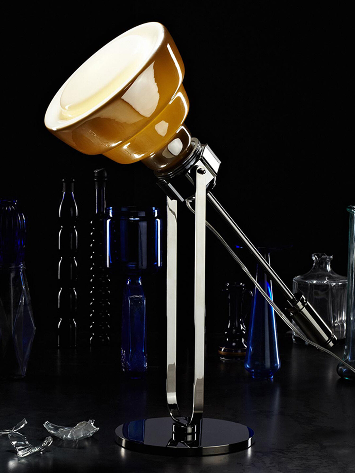 GLAS TAVOLO CROMO Table Lighting Diesel Online Store