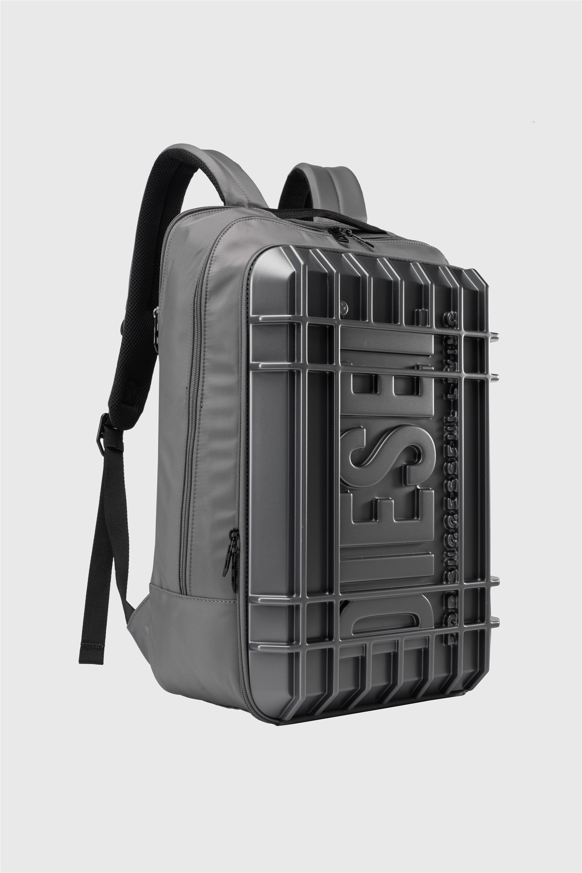 Diesel - DIESEL PC STRONG IMAGE BACKPACK- DSB005, Unisex's Rugged travel backpack in Dark grey - 5