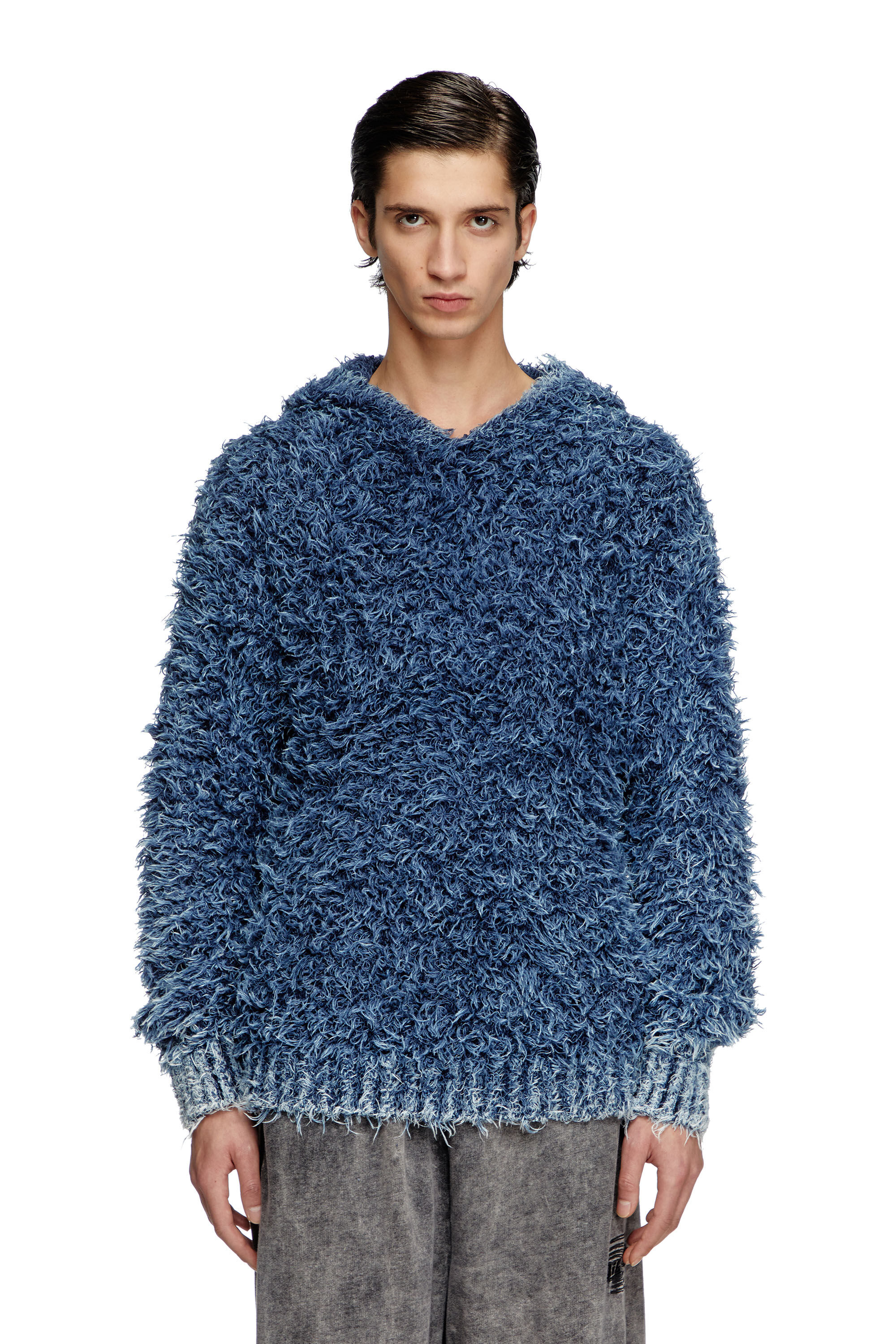 パーカー・フーディ DIESEL D Enlabel Hood Blue A11669068JK01 A11669068JK01FW23 ☆DIESEL☆ D Enlabel Hood Blue A11669068JK01 Blue 'D-NLABEL