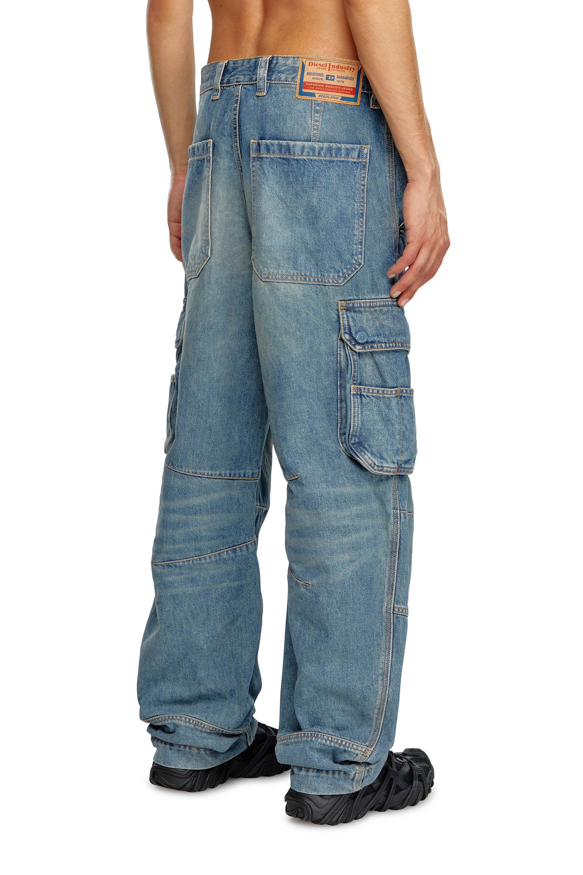 Men's Relaxed Jeans | Light Blue | Diesel D-Fish