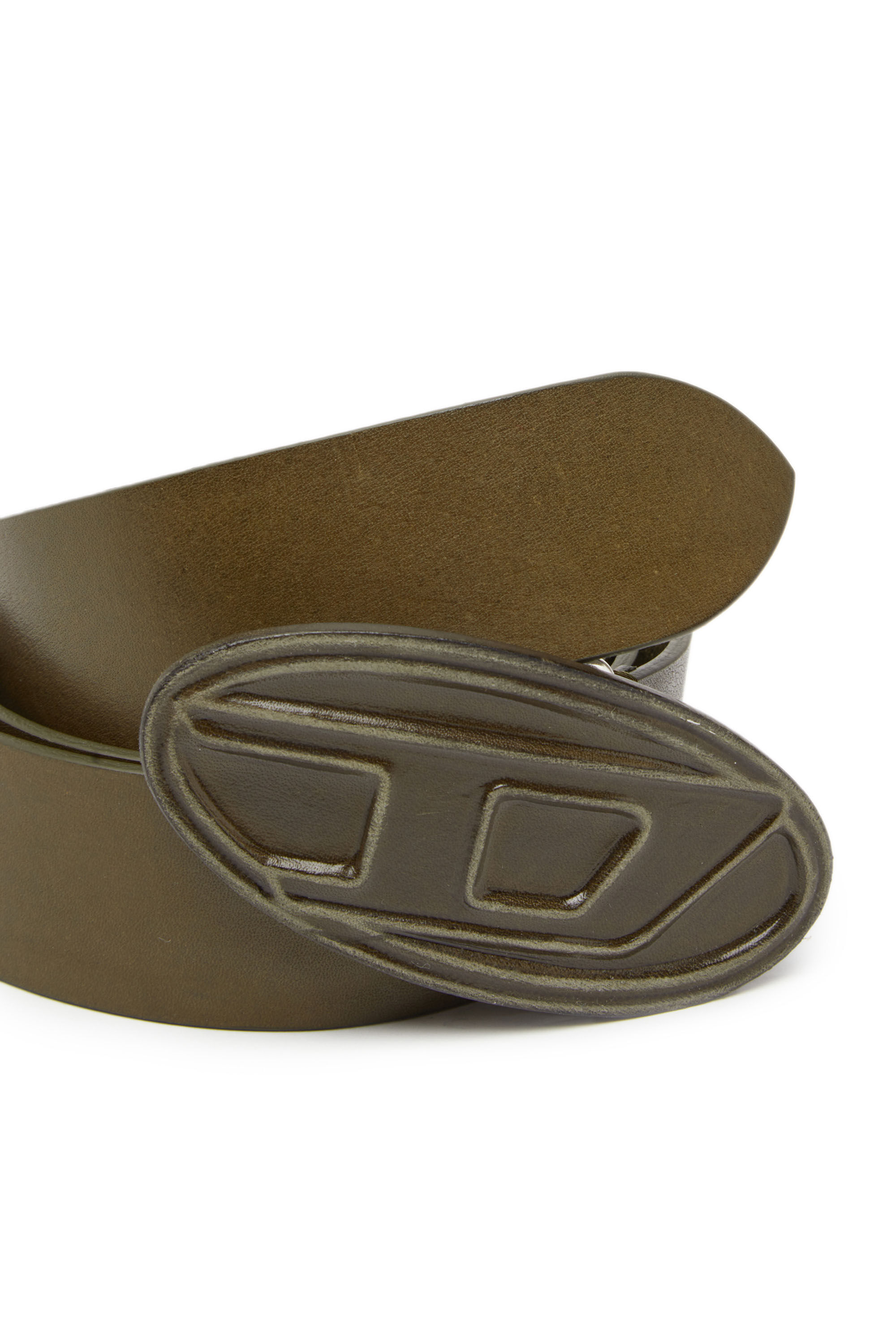 B-1DR SCRATCH Man: Leather belt with leather 'D' buckle | Diesel