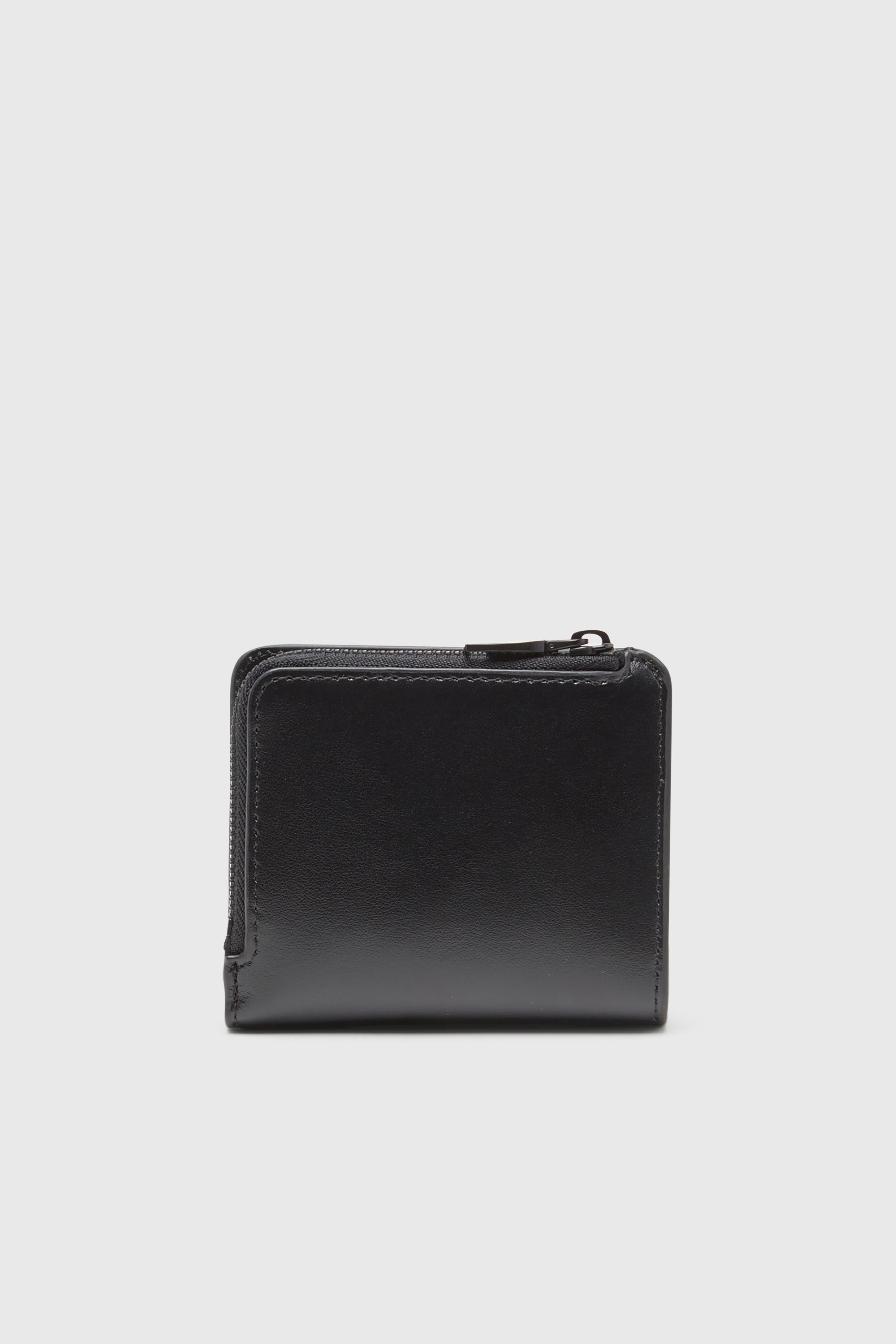 Diesel - HOLI -D BI FOLD ZIP L, Man's Zipped leather card holder in Black - 2