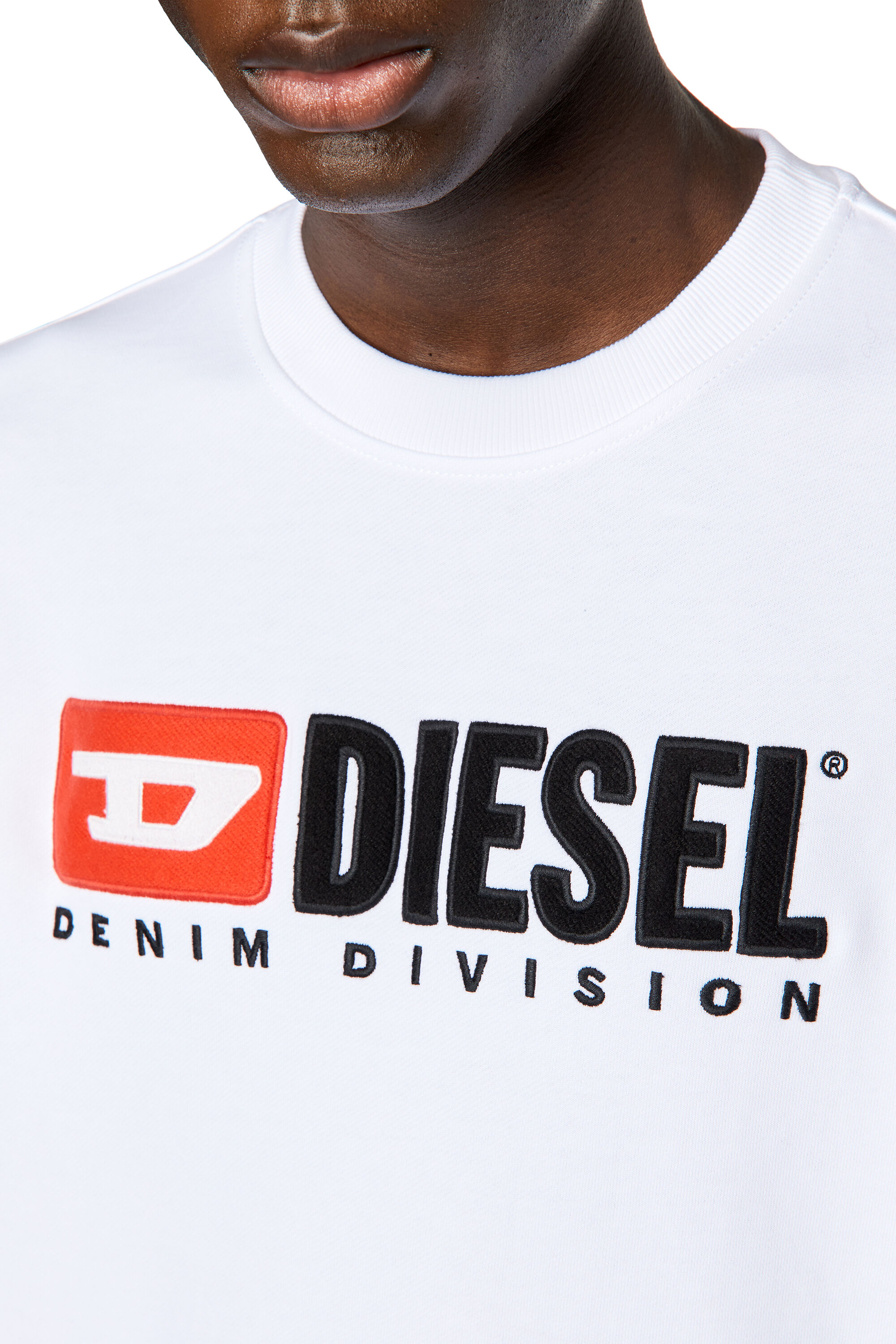 S-GINN-DIV Man: Sweatshirt with logo appliqué | Diesel