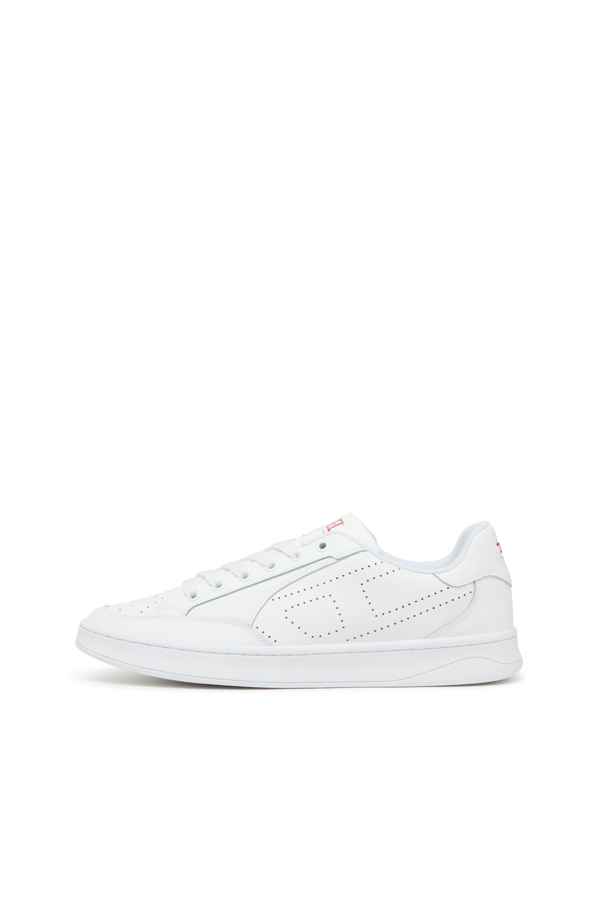 Women's S-Dakota-Leather sneakers with perforated logo | White