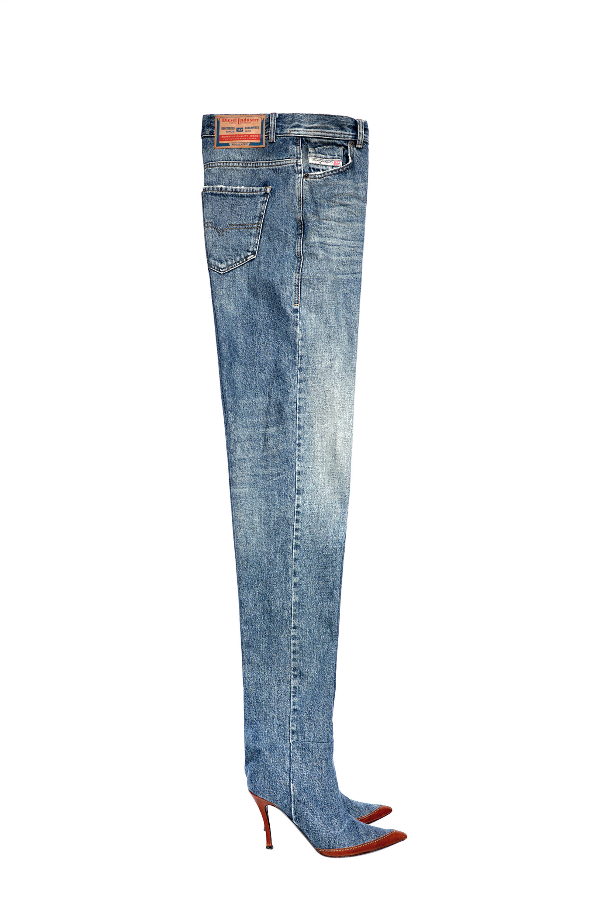 Diesel shop denim boots