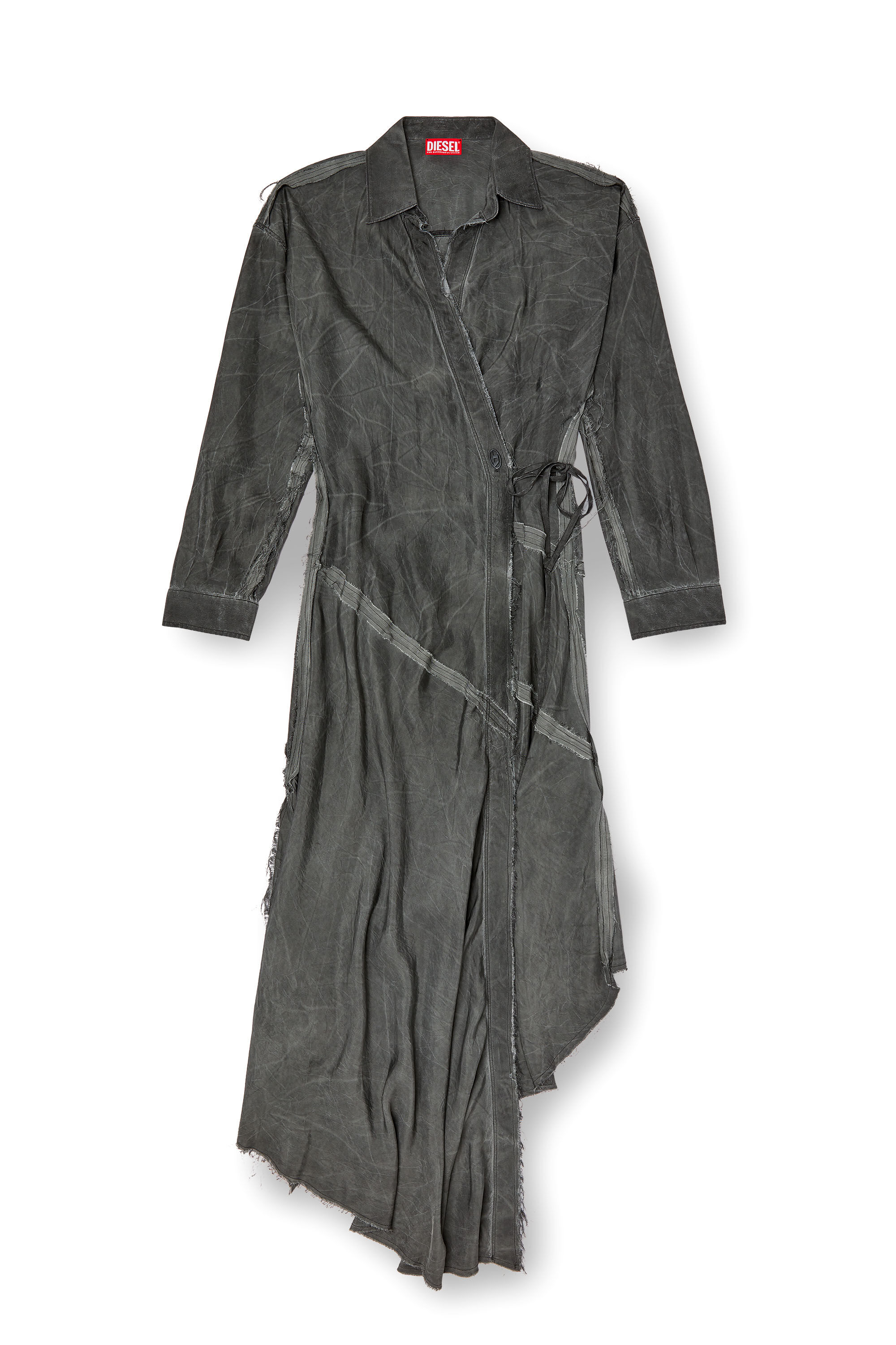 なんでも鑑定団よりも驚き！ Asymmetrical Women's long-sleeve Diesel | Grey | dress スーツ・フォーマル・ドレス