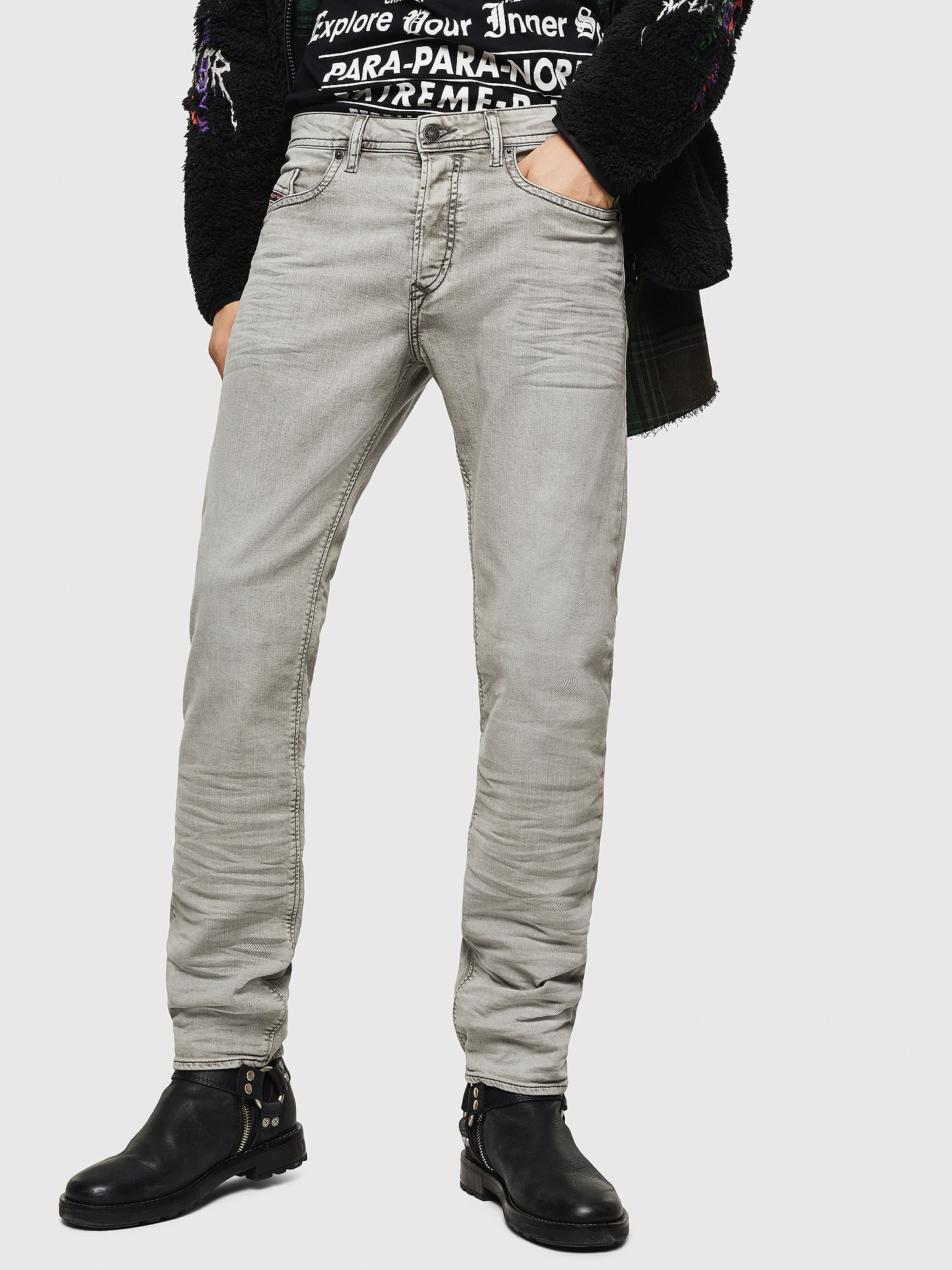Diesel buster jeans grey clearance