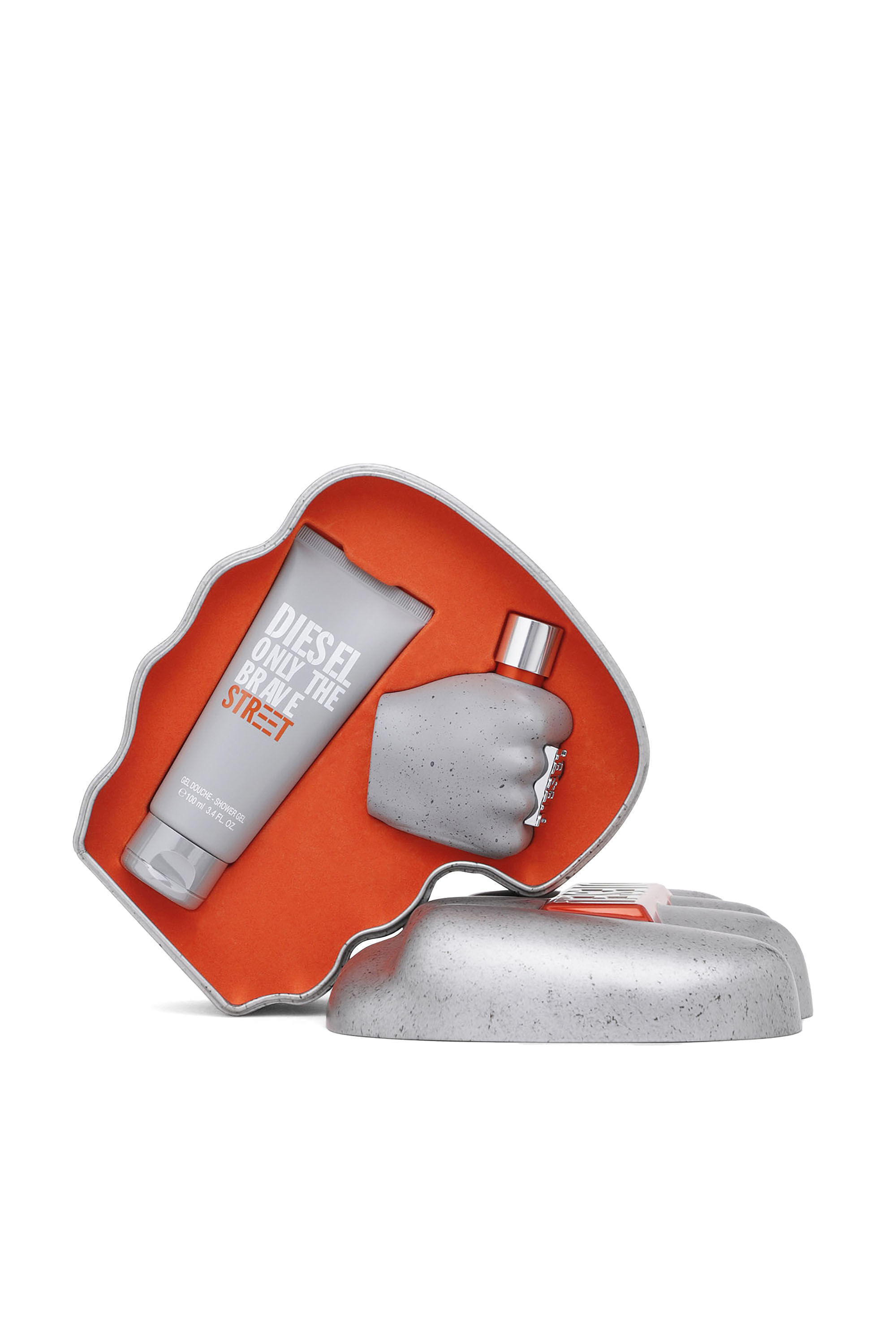 Metallic gift set w Eau de Toilette for man and shower gel Diesel