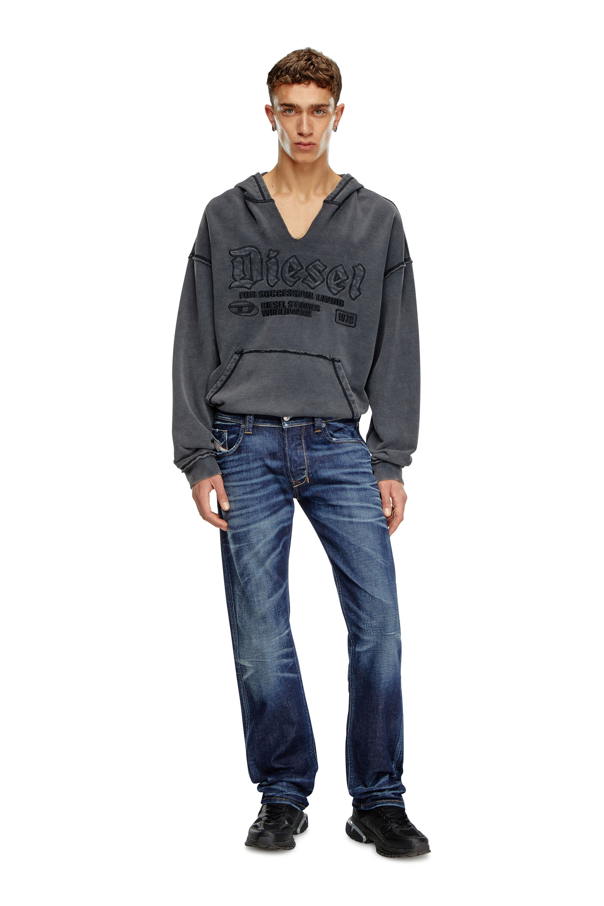 Men's Regular Jeans | Dark Blue | Diesel 1985 Larkee Men's Regular Jeans | Dark Blue | Diesel 1985 Larkee