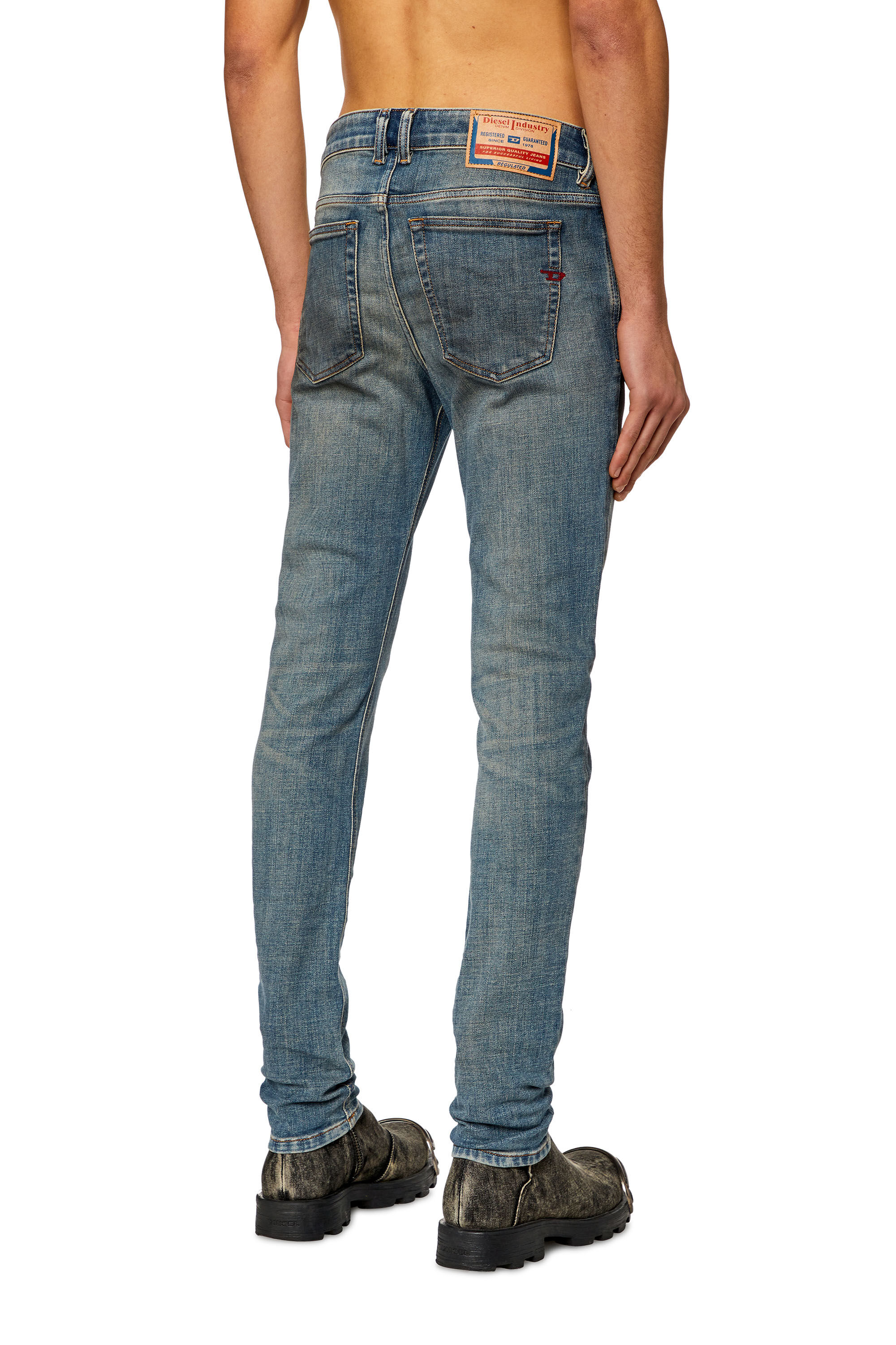 Men s Skinny Jeans Dark blue Diesel 1979 Sleenker