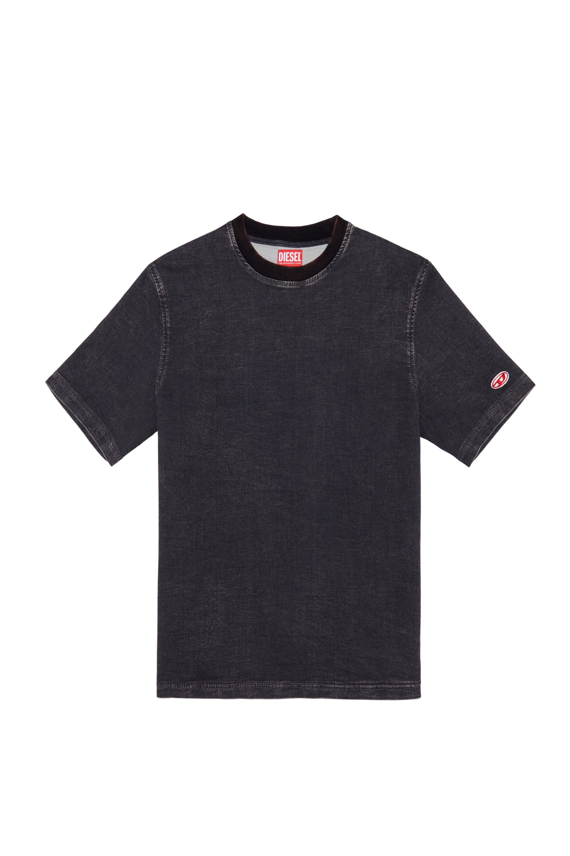Diesel - Teen Grey Logo T-Shirt 